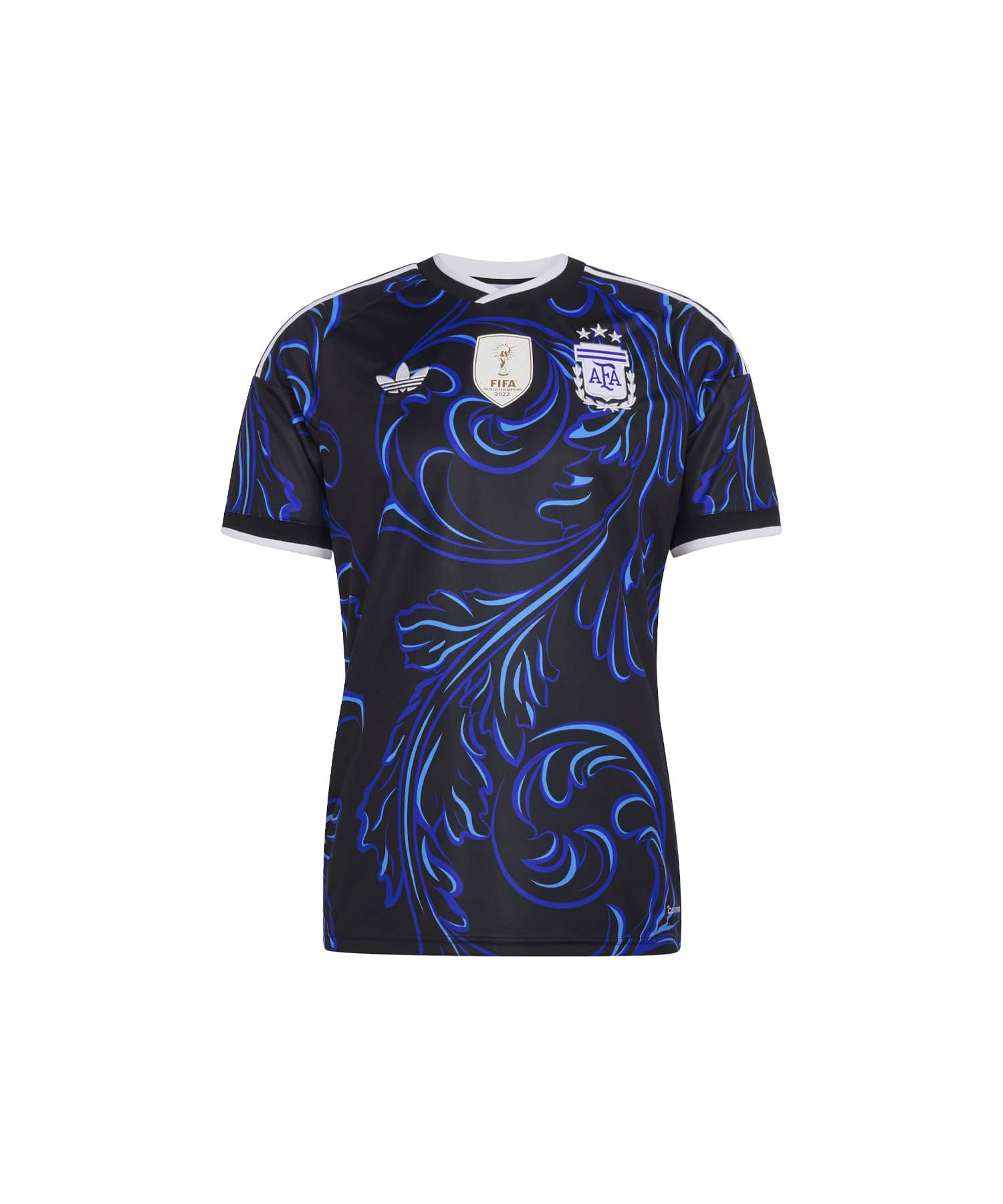 adidas アルゼンチン代表 2026 アウェイ レプリカ ユニフォーム ブラック/ルシッドブルー/ブルーバーストのメイン画像