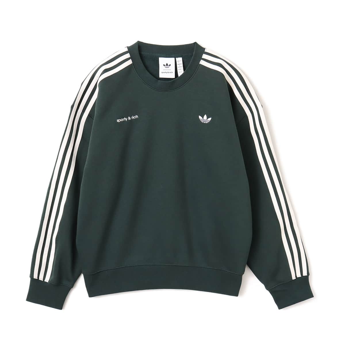 adidas SPORTY & RICH SWEATSHIRT シャドーグリーン（アディダス