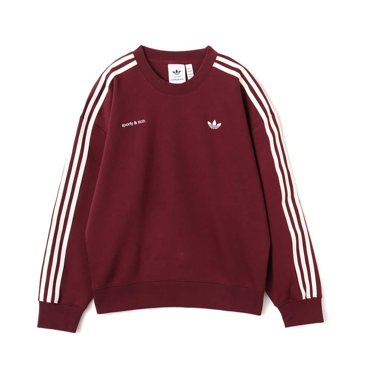 adidas SPORTY & RICH SWEATSHIRT マルーン（アディダス