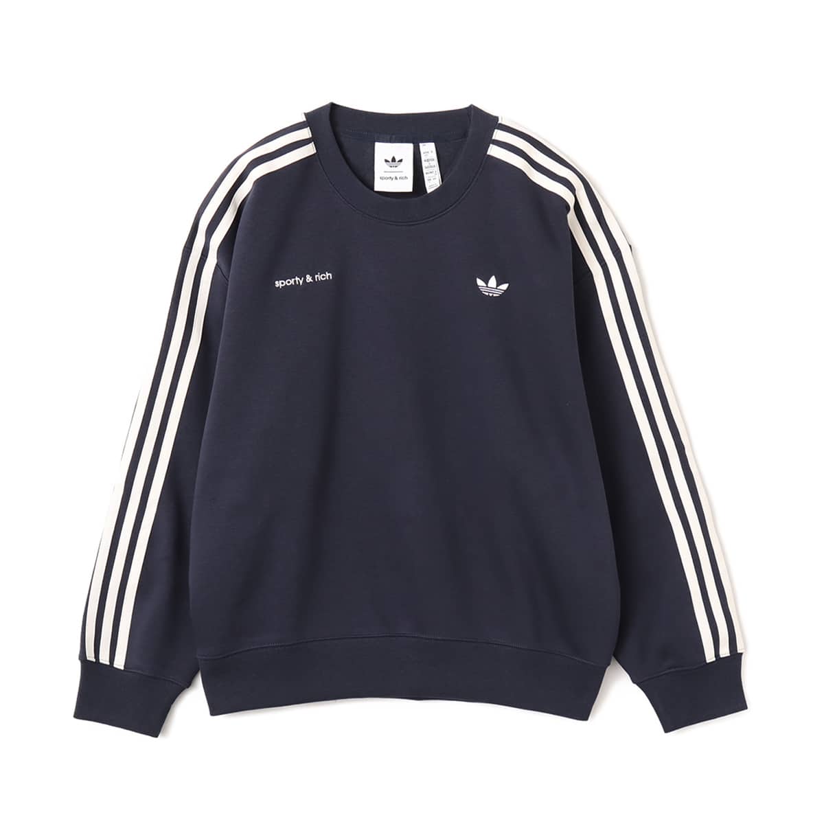 adidas SPORTY & RICH SWEATSHIRT ナイトネイビーのメイン画像
