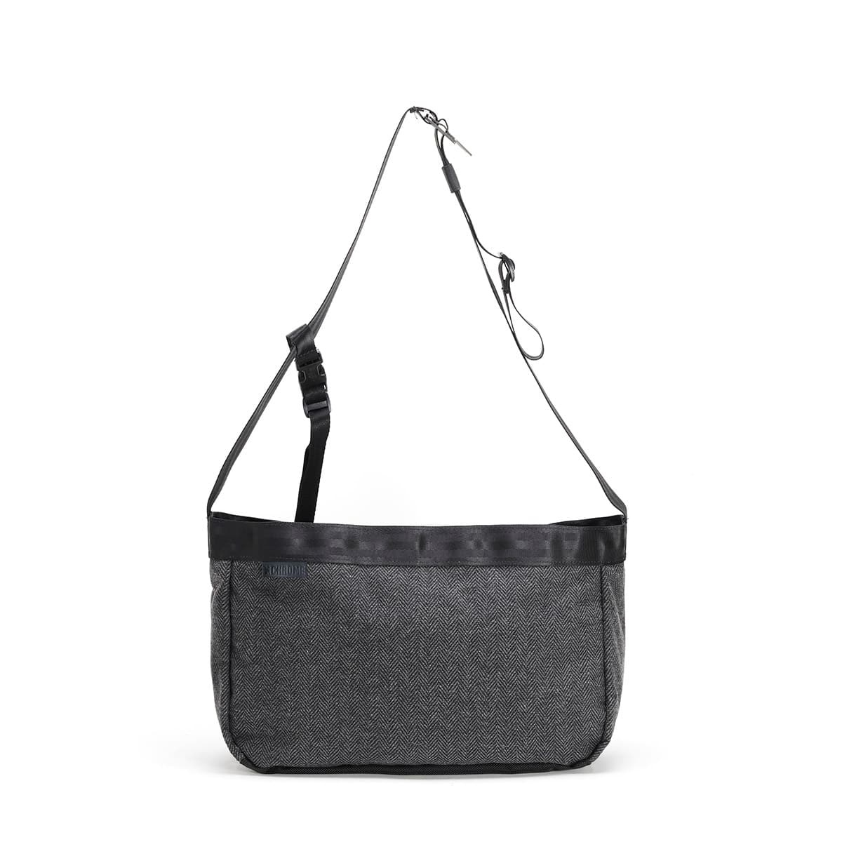CHROME NEWSPAPER MESSENGER SM BLACK HERRINBONEのメイン画像