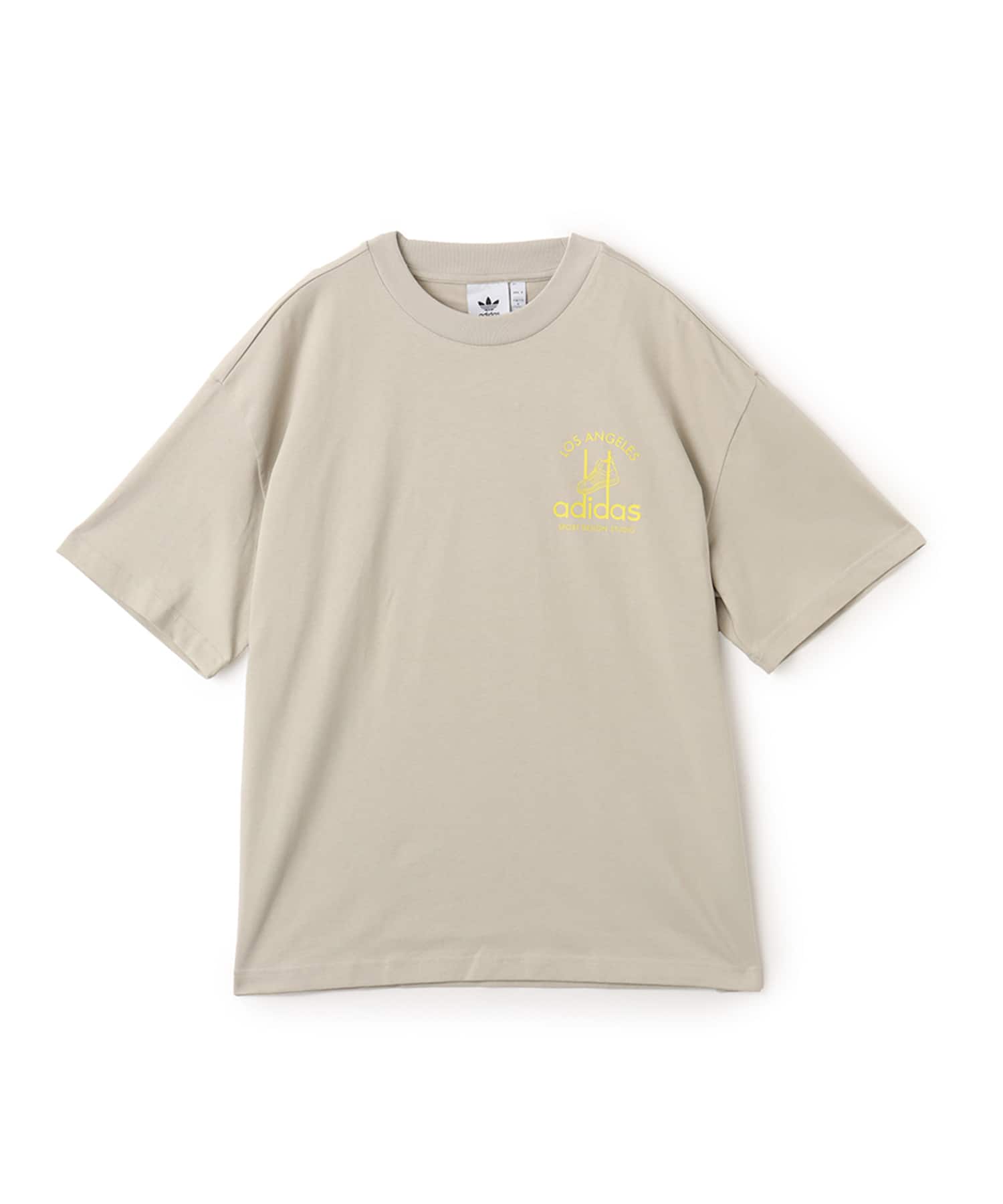 adidas ADI SD JABBAR TEE パテグレー/ピュアサルファのメイン画像