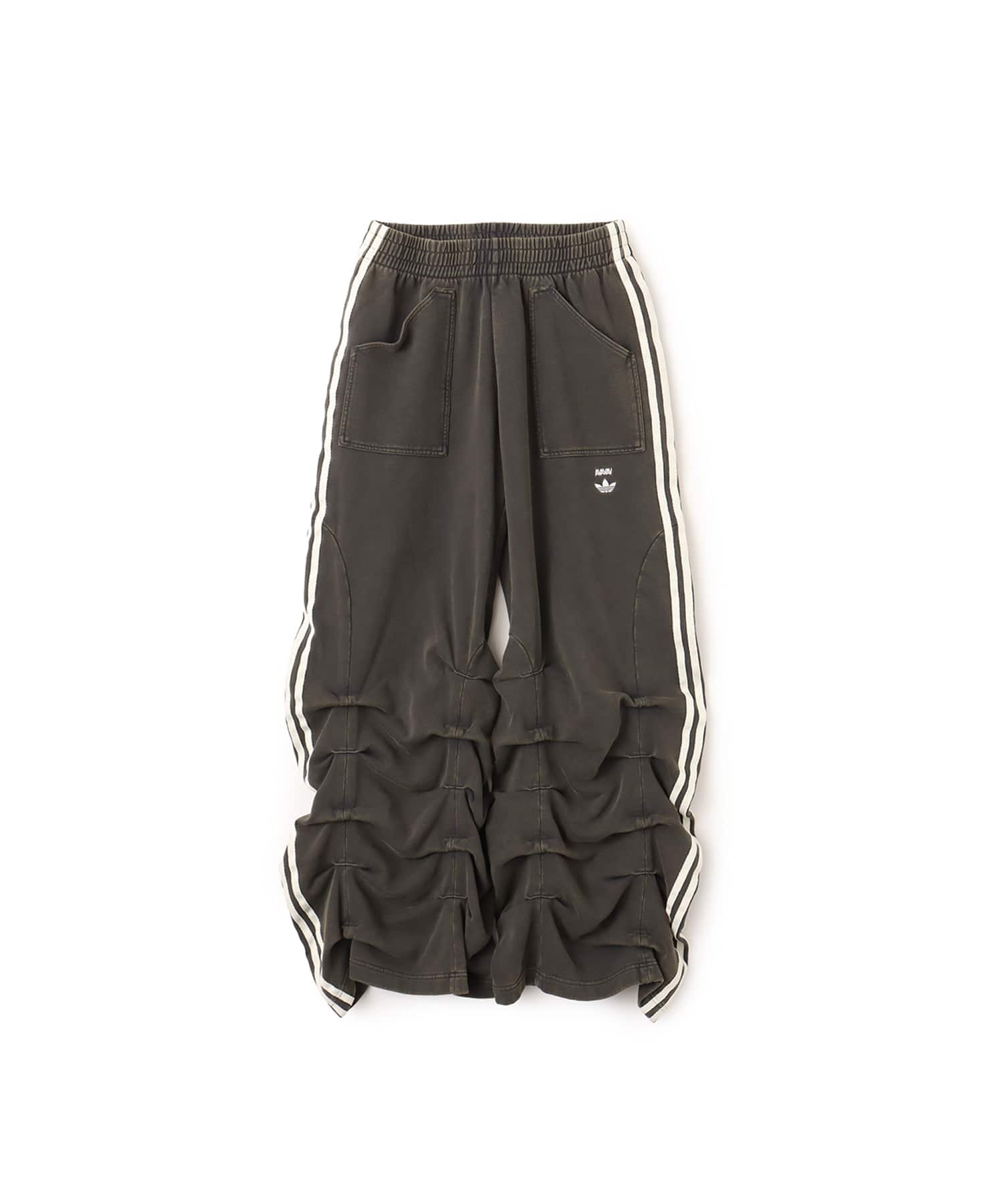 adidas by Avavav PLEATED TRACK PANTS カーボンのメイン画像