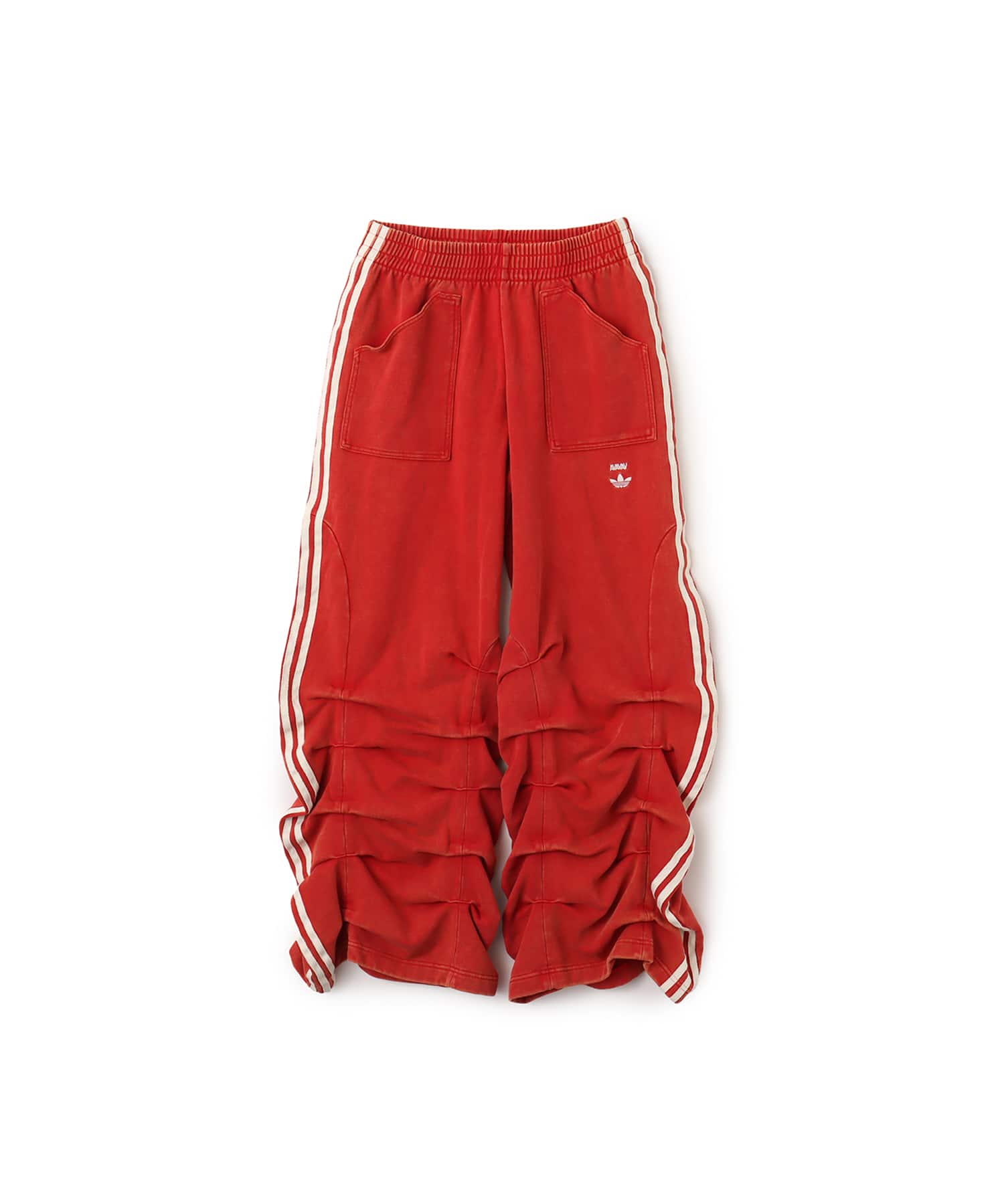 adidas by Avavav PLEATED TRACK PANTS パワーレッドのメイン画像