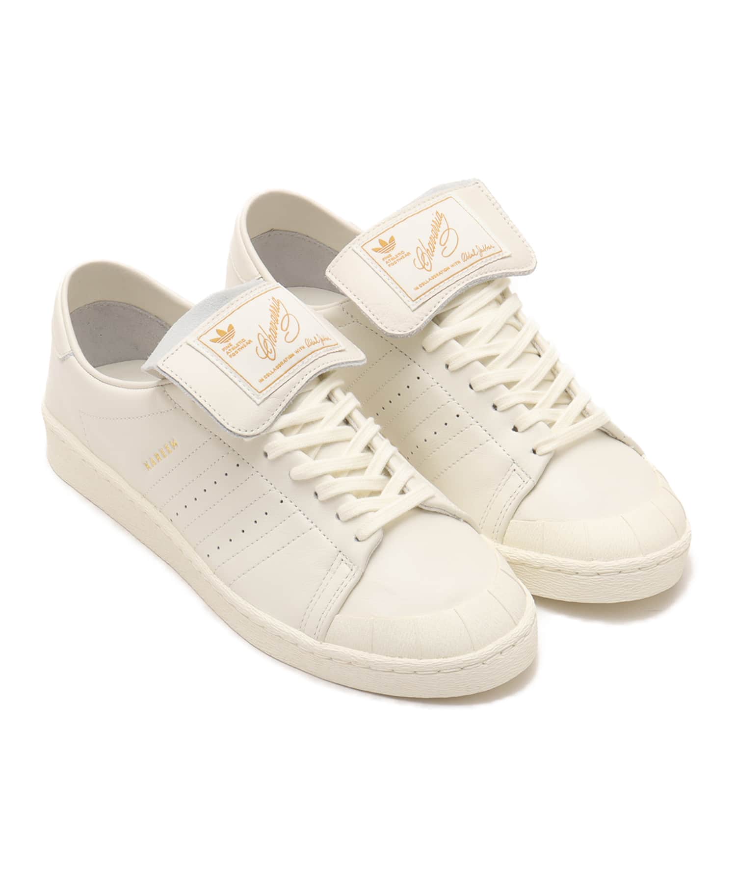adidas CHAVARRIA JABBAR LOW OWHITE/OWHITE/GOLDMTのメイン画像