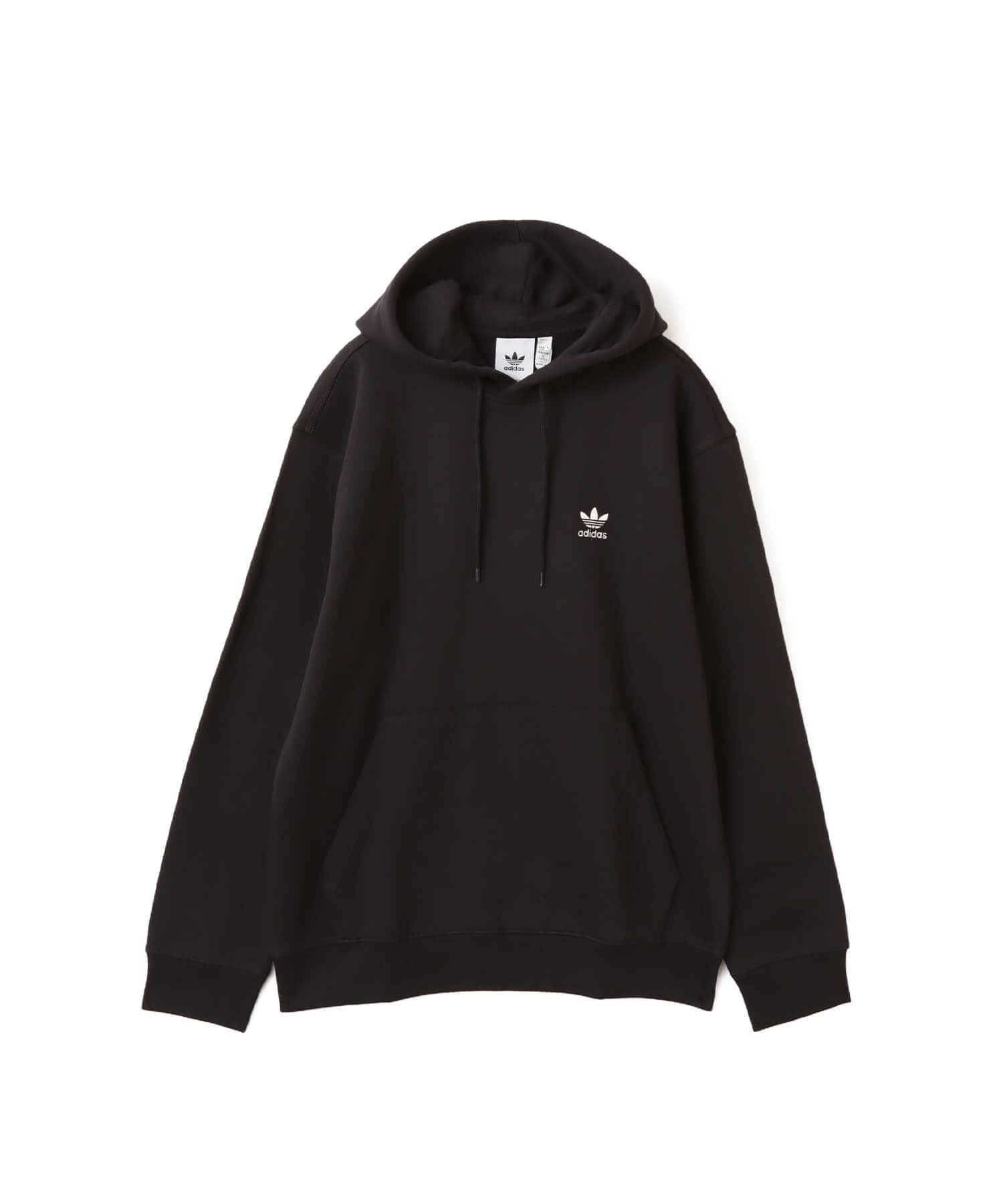 adidas TREFOIL ESSENTIALS LOOSE HOODIE ブラックのメイン画像