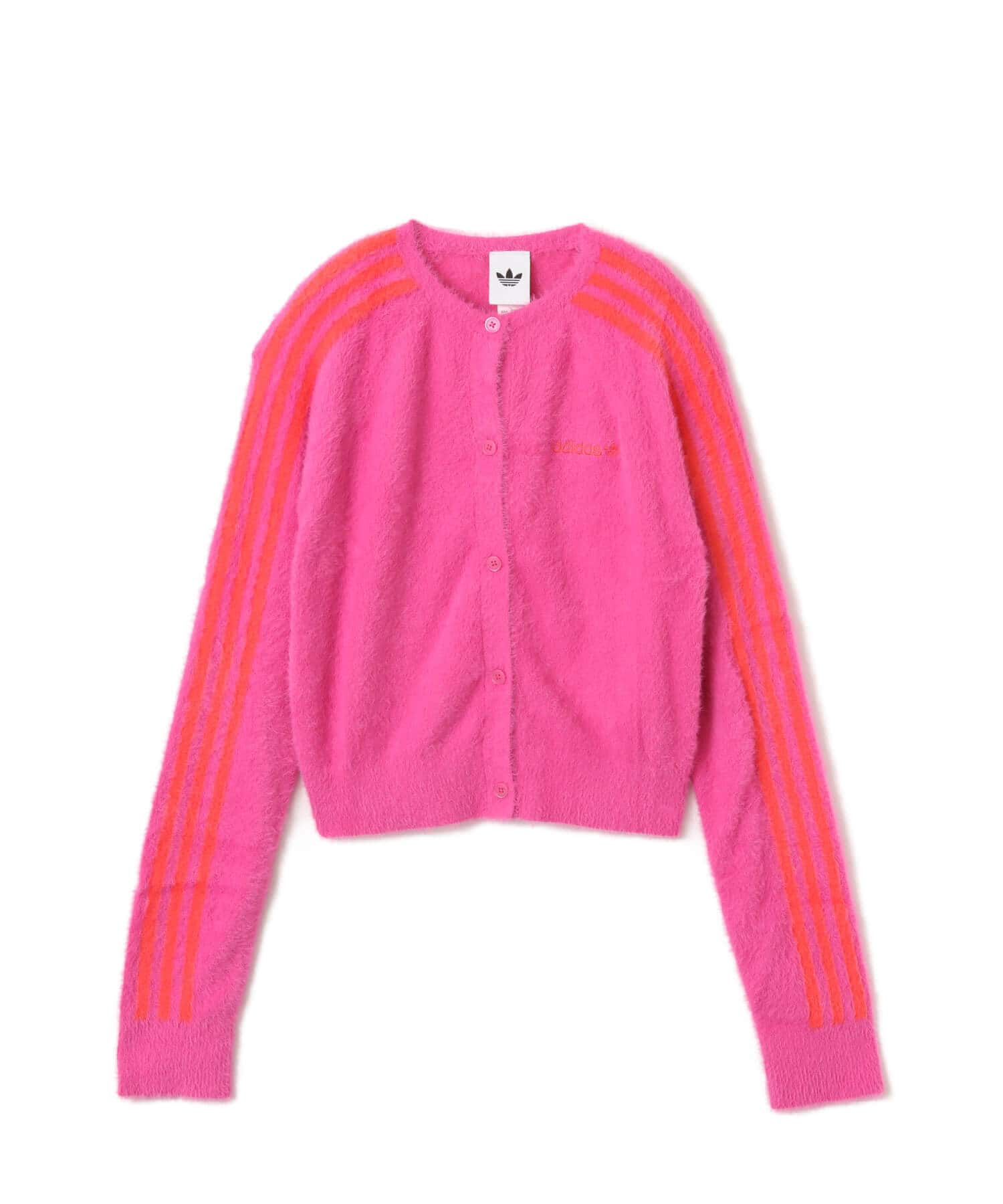 adidas FLUFFY KNITTED CARDIGAN セミルシッドフクシャのメイン画像