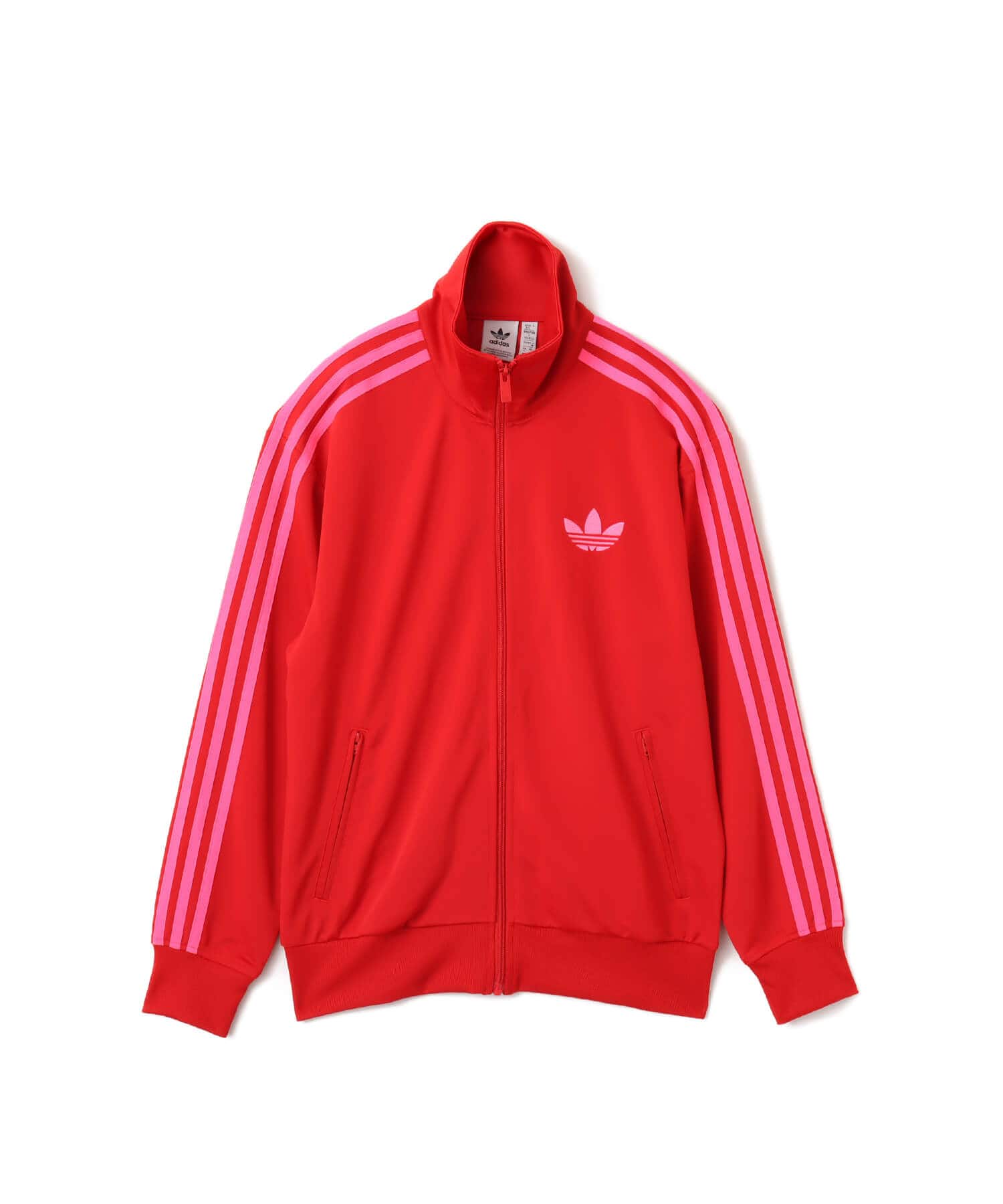 adidas ADICOLOR CLASSIC FIREBIRD LOOSE TRACK TOP ベタースカーレット/ルシッドピンクのメイン画像