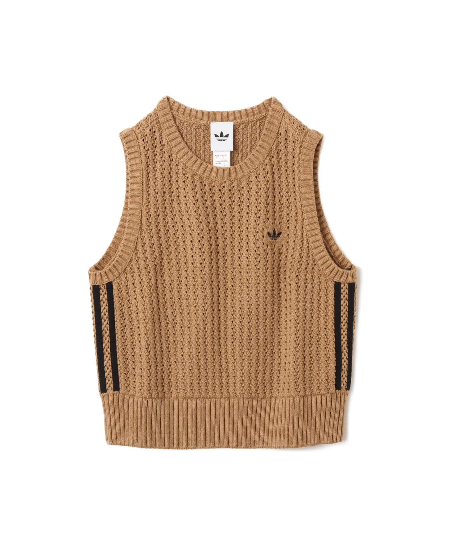 adidas ADICOLOR KNITTED VEST カードボードのメイン画像