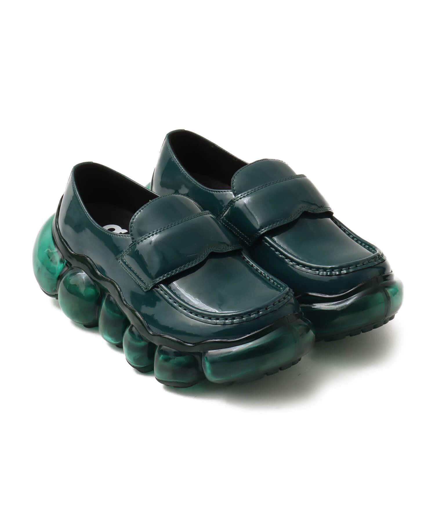 grounds JEWELRY LOAFER DARK GREENのメイン画像