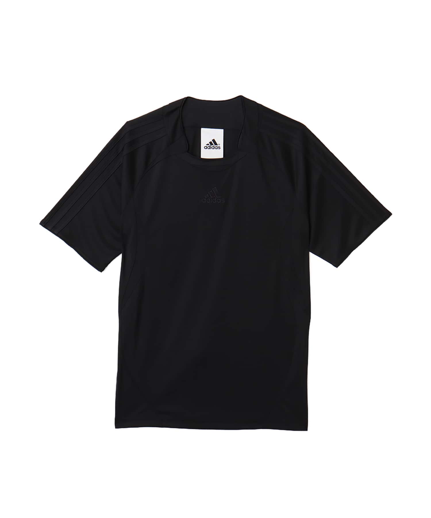 adidas TEAMGEIST TEE ブラック/ブラックのメイン画像