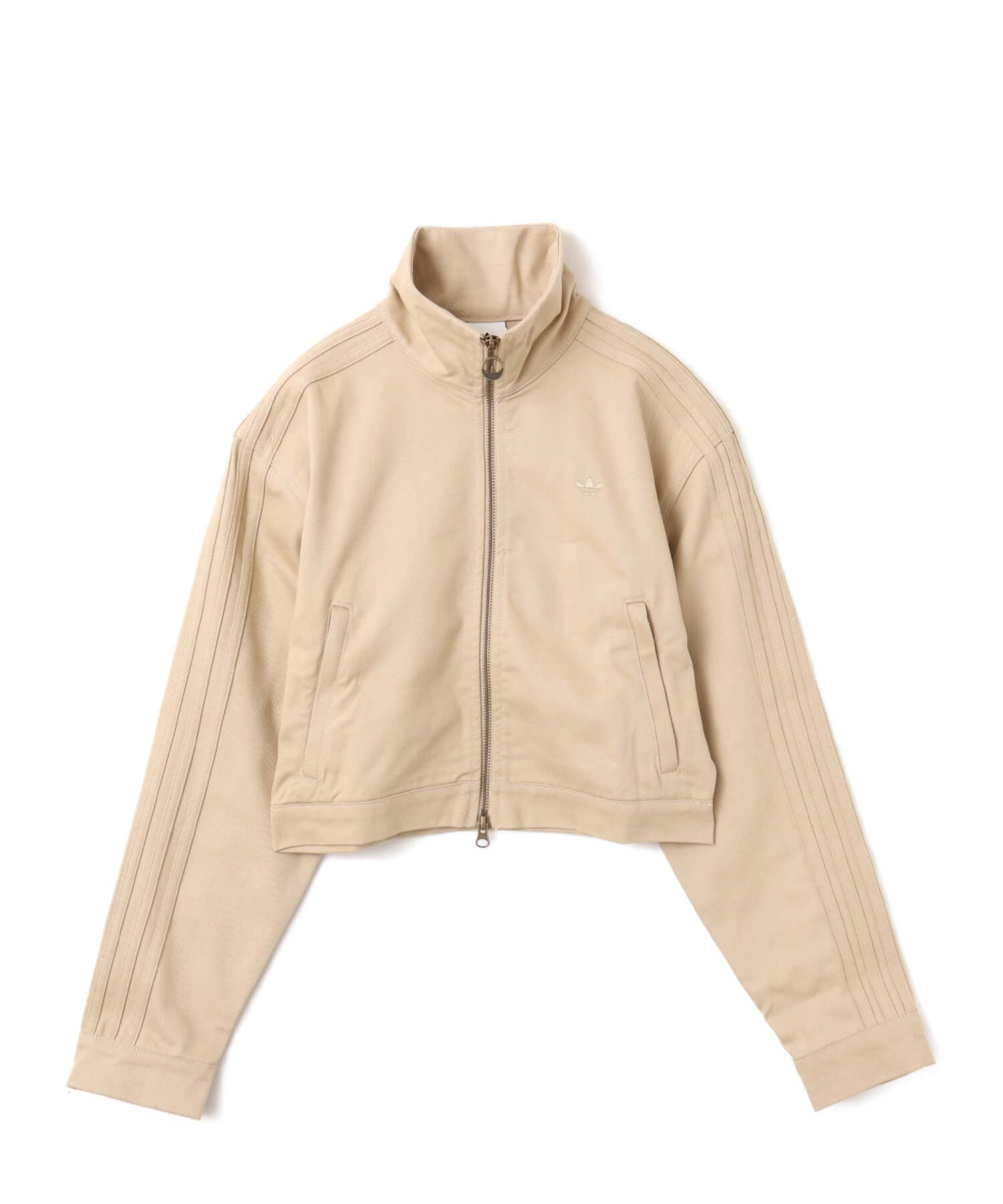 adidas FIREBIRD TWILL CROP TRACK TOP ストーンカーキのメイン画像