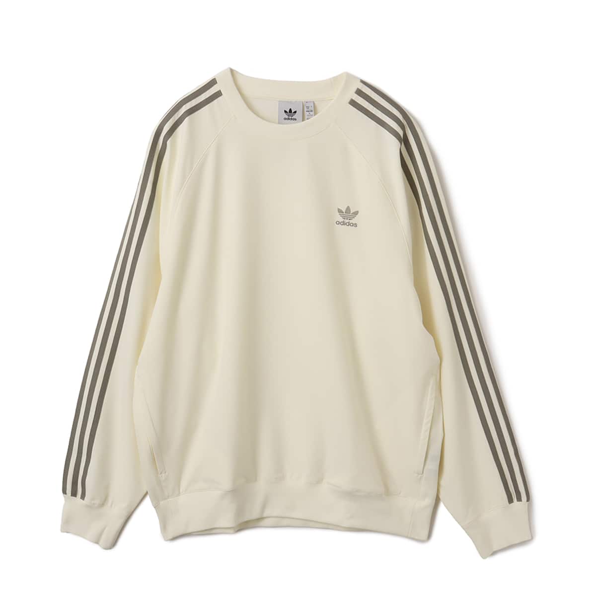 adidas PULL OVER アイボリー/シルバーペブルのメイン画像