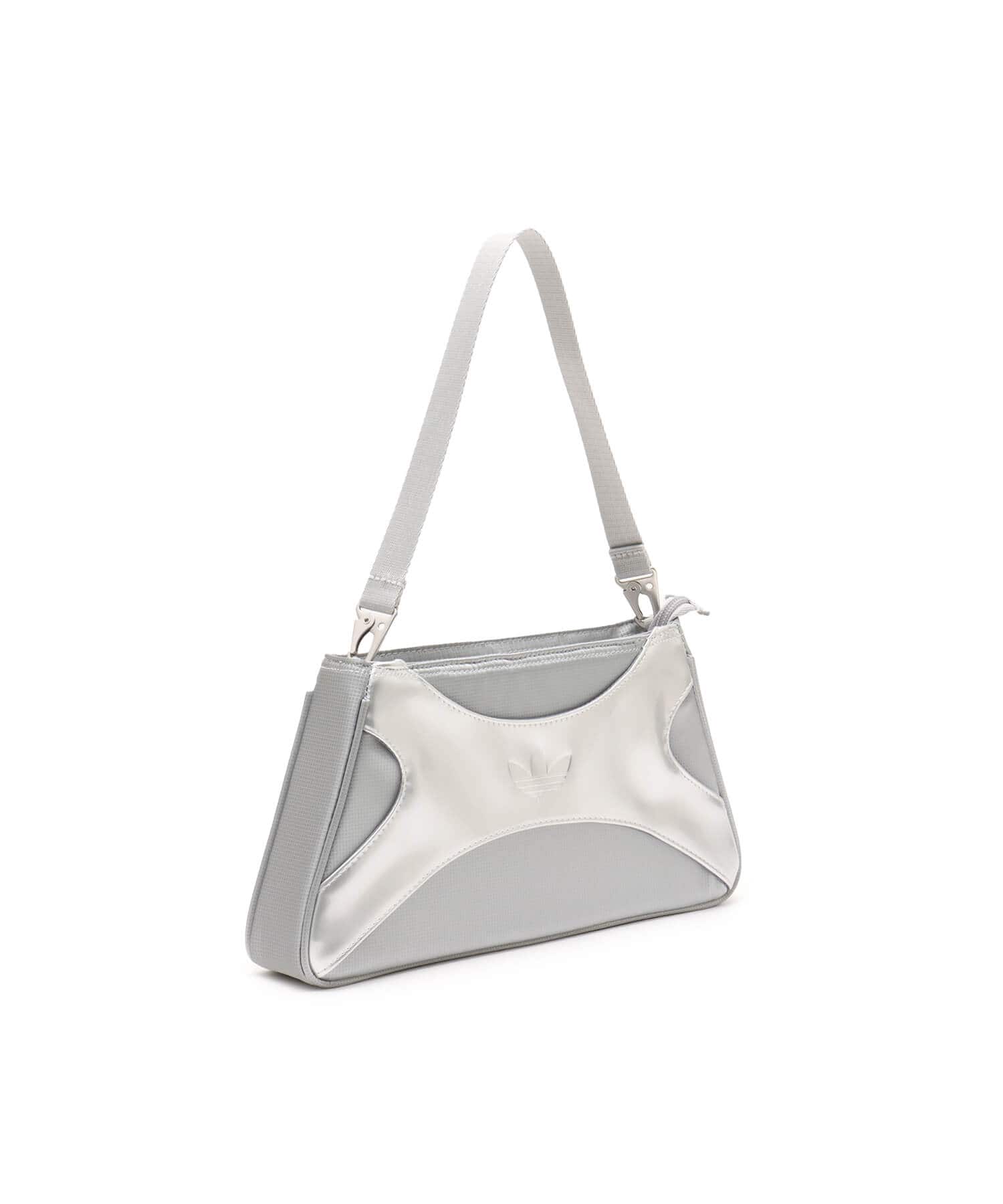 adidas CLUTCH SHOULDER BAG シルバーメタリックのメイン画像