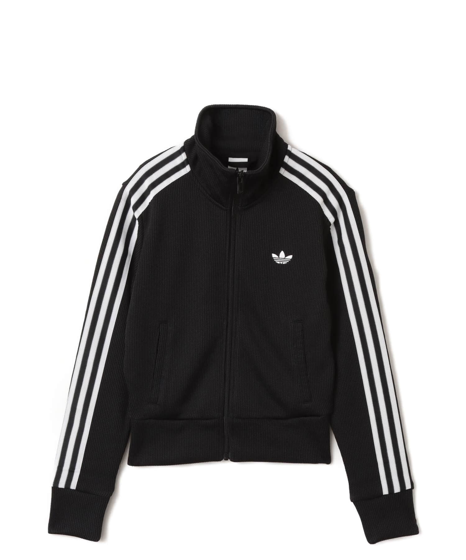 adidas FIREBIRD ADICOLOR  KNIT TRACK TOP ブラック/ホワイトのメイン画像