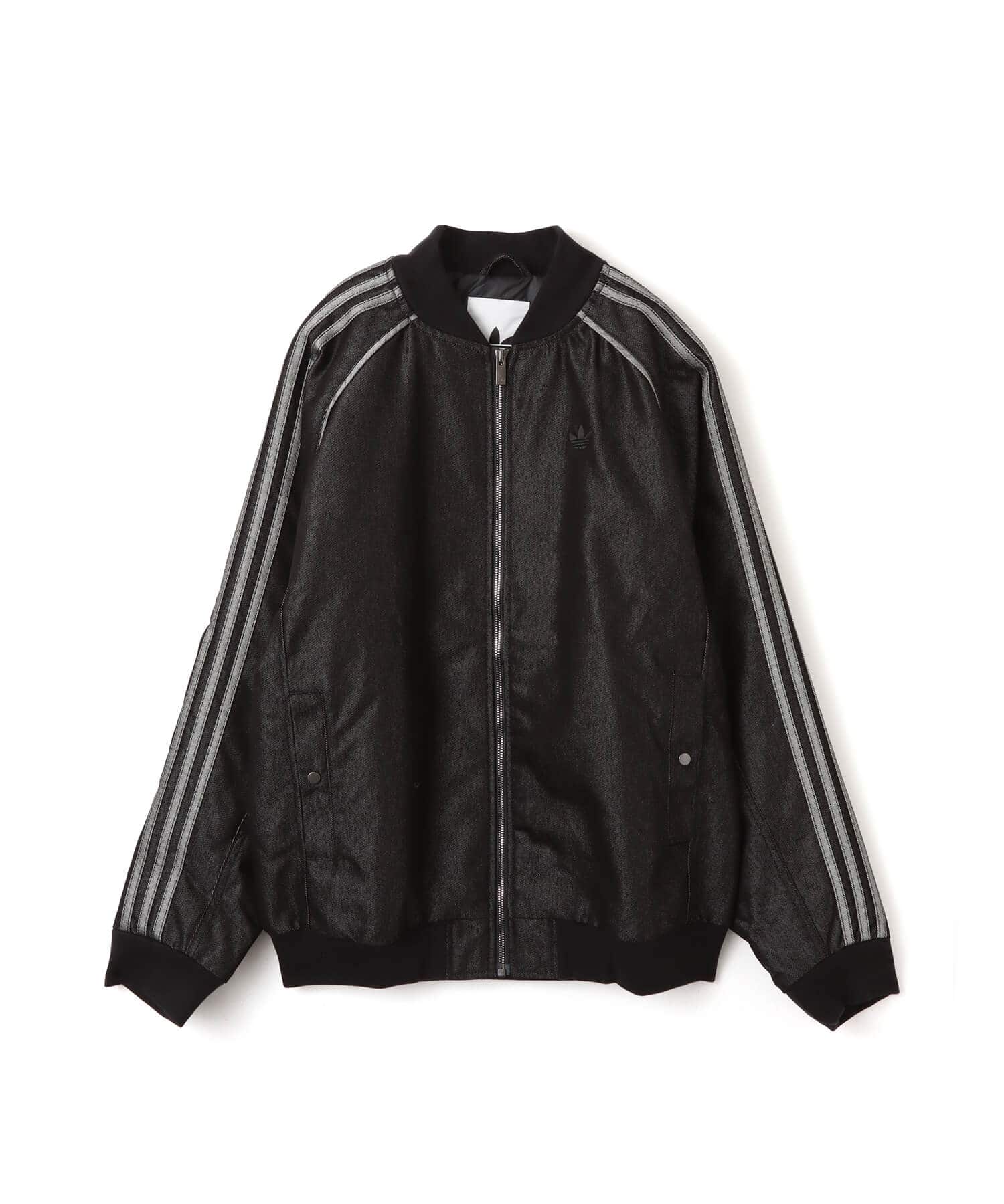 adidas DENIM JACKET ブラックのメイン画像