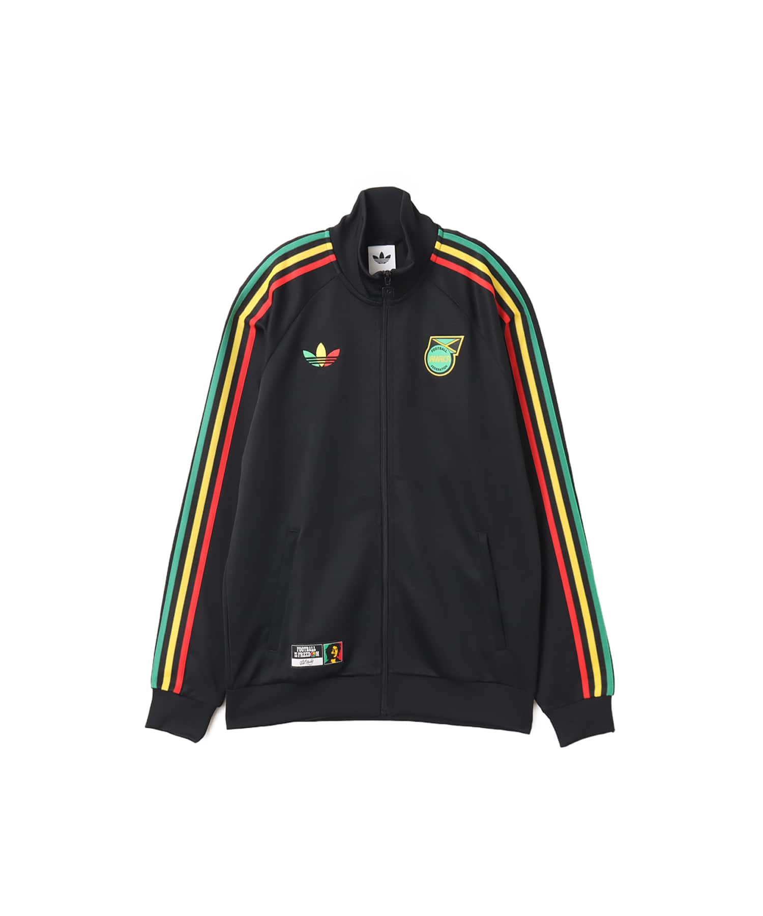 adiads JAMAICA X BOB MARLEY ORIGINALS TRACK TOP ブラックのメイン画像