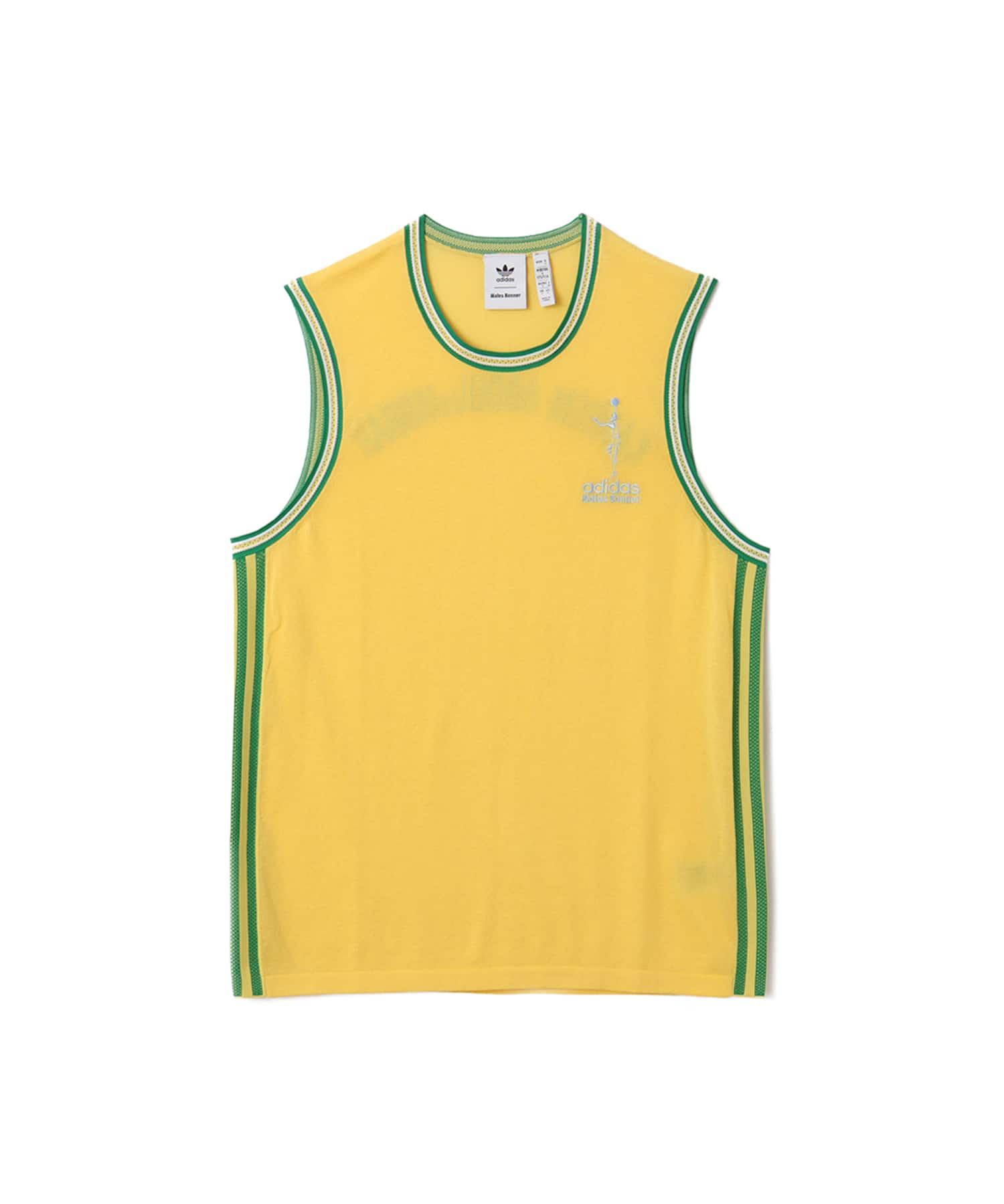 adidas WALES BONNER JABBAR VEST スプリングイエローのメイン画像