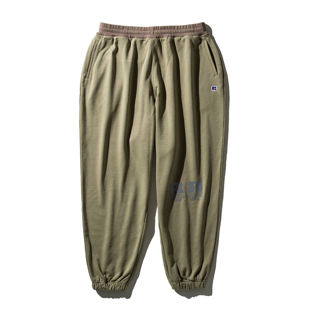 RUSSELL ATHLETIC × REFLECTIVE SWEAT PANTS KHAKI 22SSI