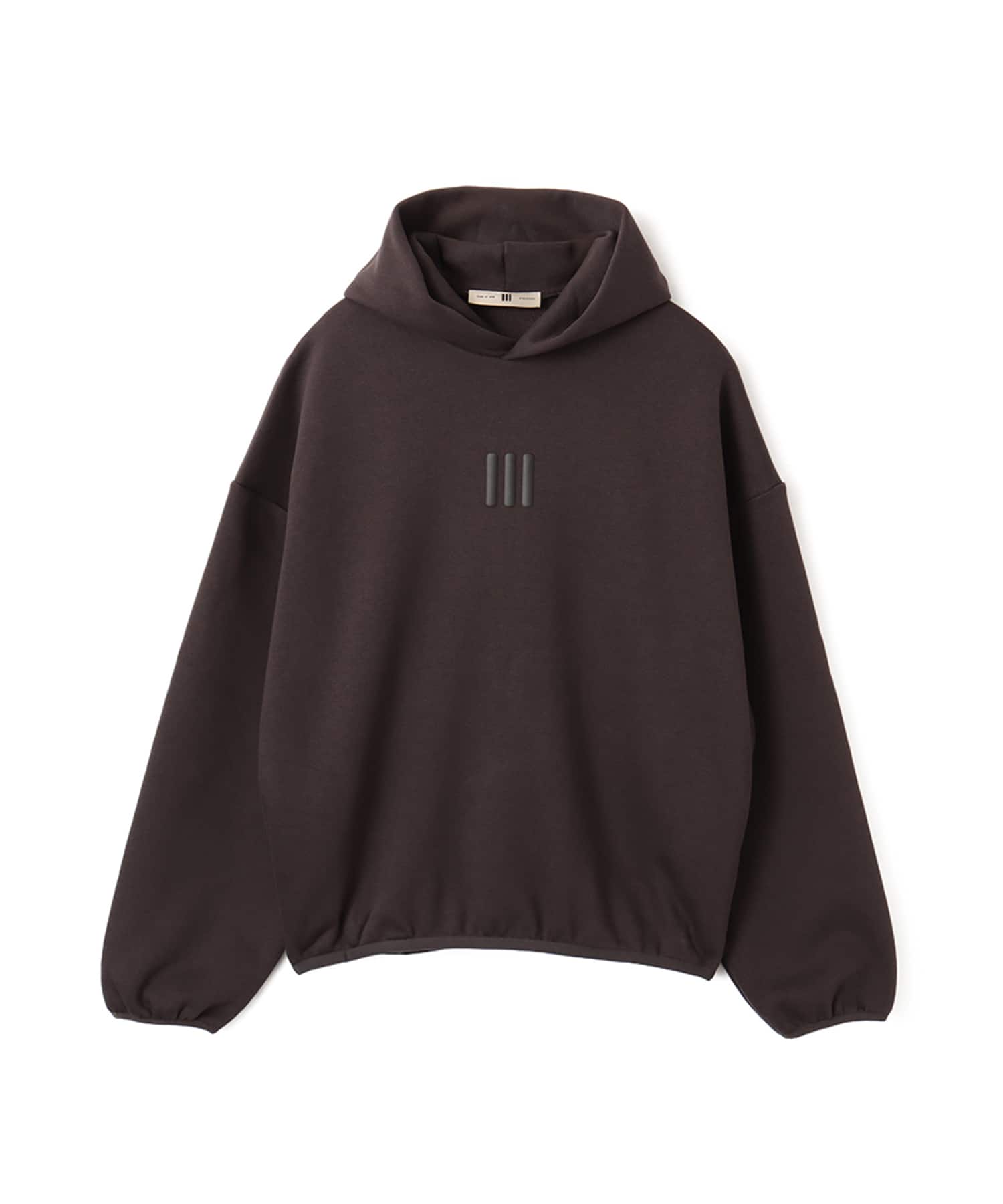 adidas FEAR OF GOD ATHLETICS FLEECE HOODIE ナイトブラウンのメイン画像