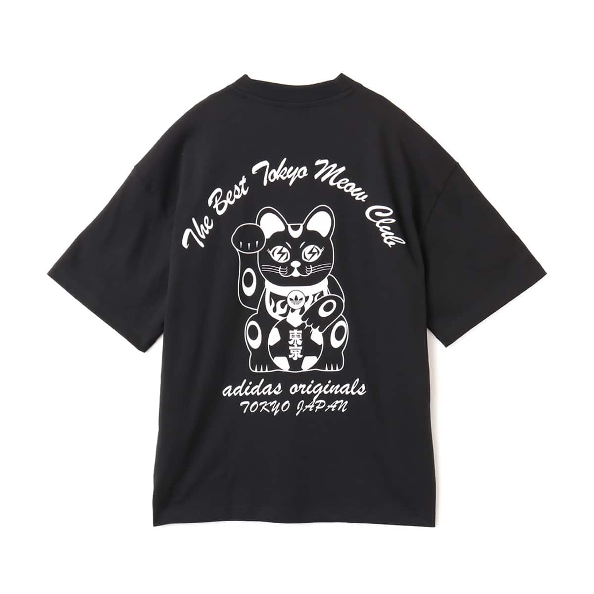 adidas TOKYO NEKO TEE ブラックのメイン画像
