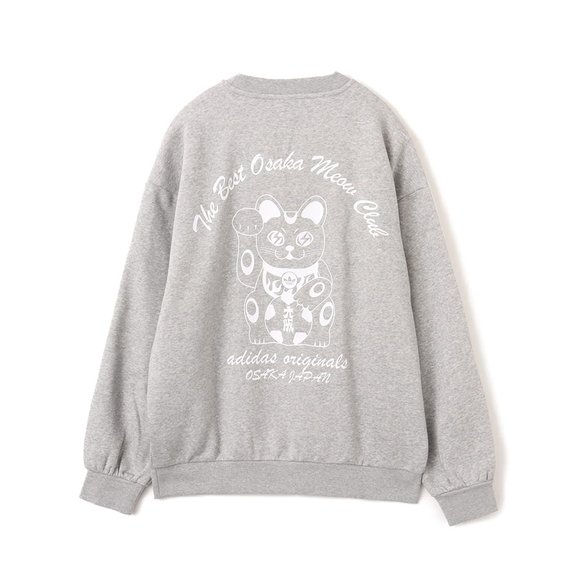 adidas OSAKA NEKO CREW ミディアムグレーヘザーのメイン画像