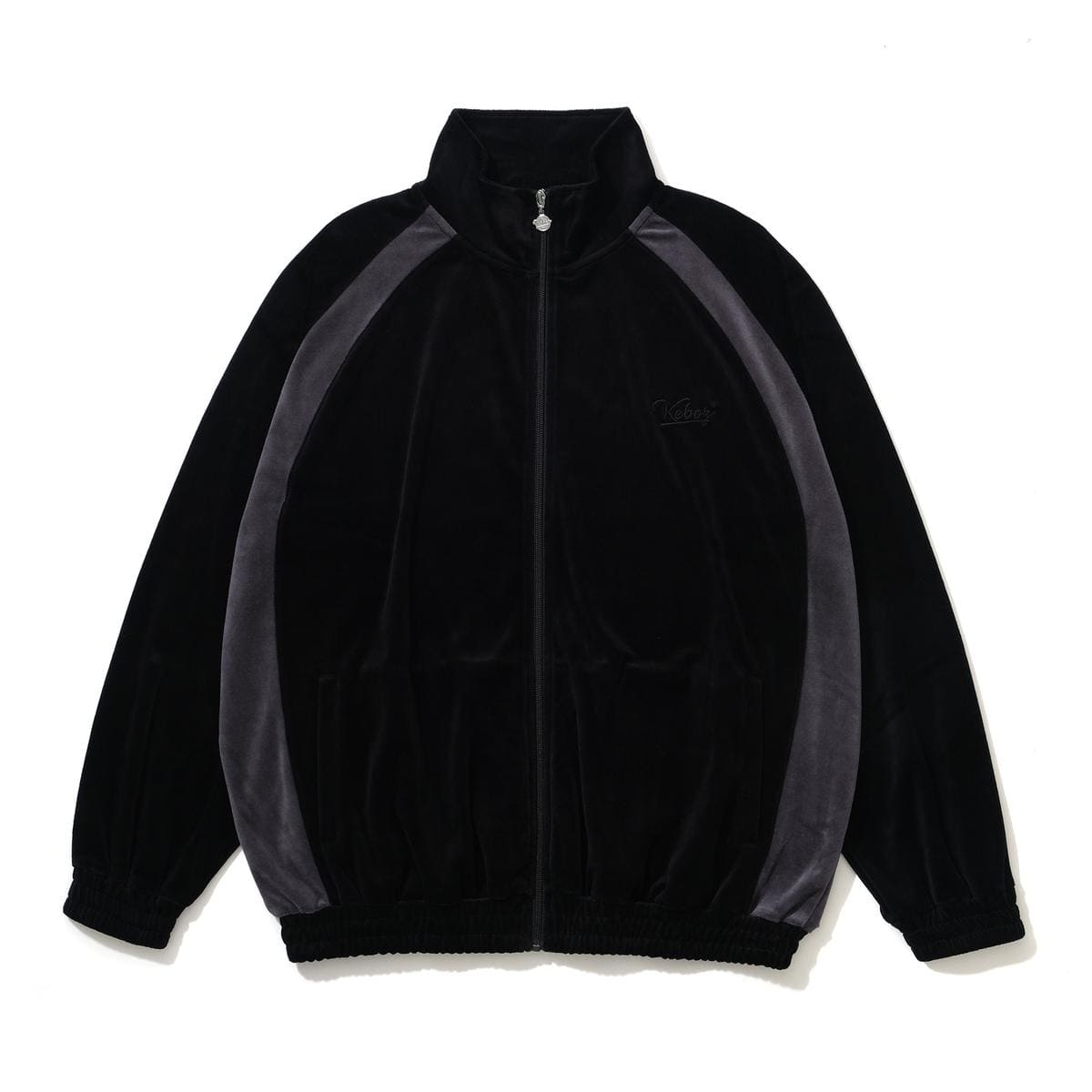 KEBOZ VELOUR TRACK JACKET BLACK 23FA-I