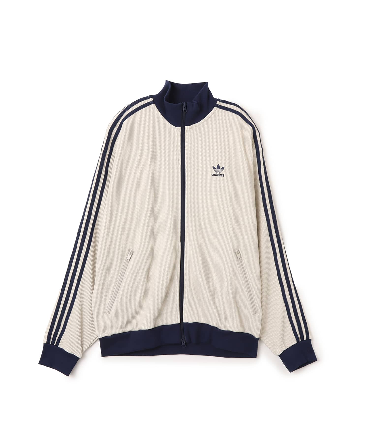 adidas KNIT TRACK TOP ワンダーアルミナのメイン画像