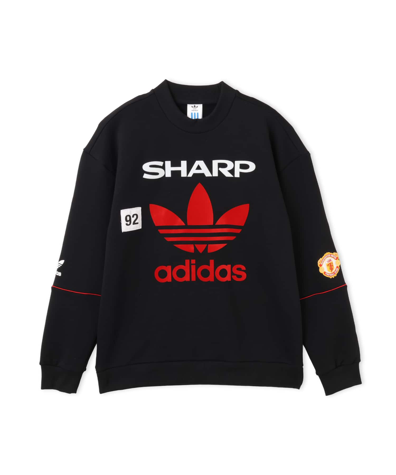 adidas マンチェスターユナイテッド CREW SWEAT 90 ブラックのメイン画像