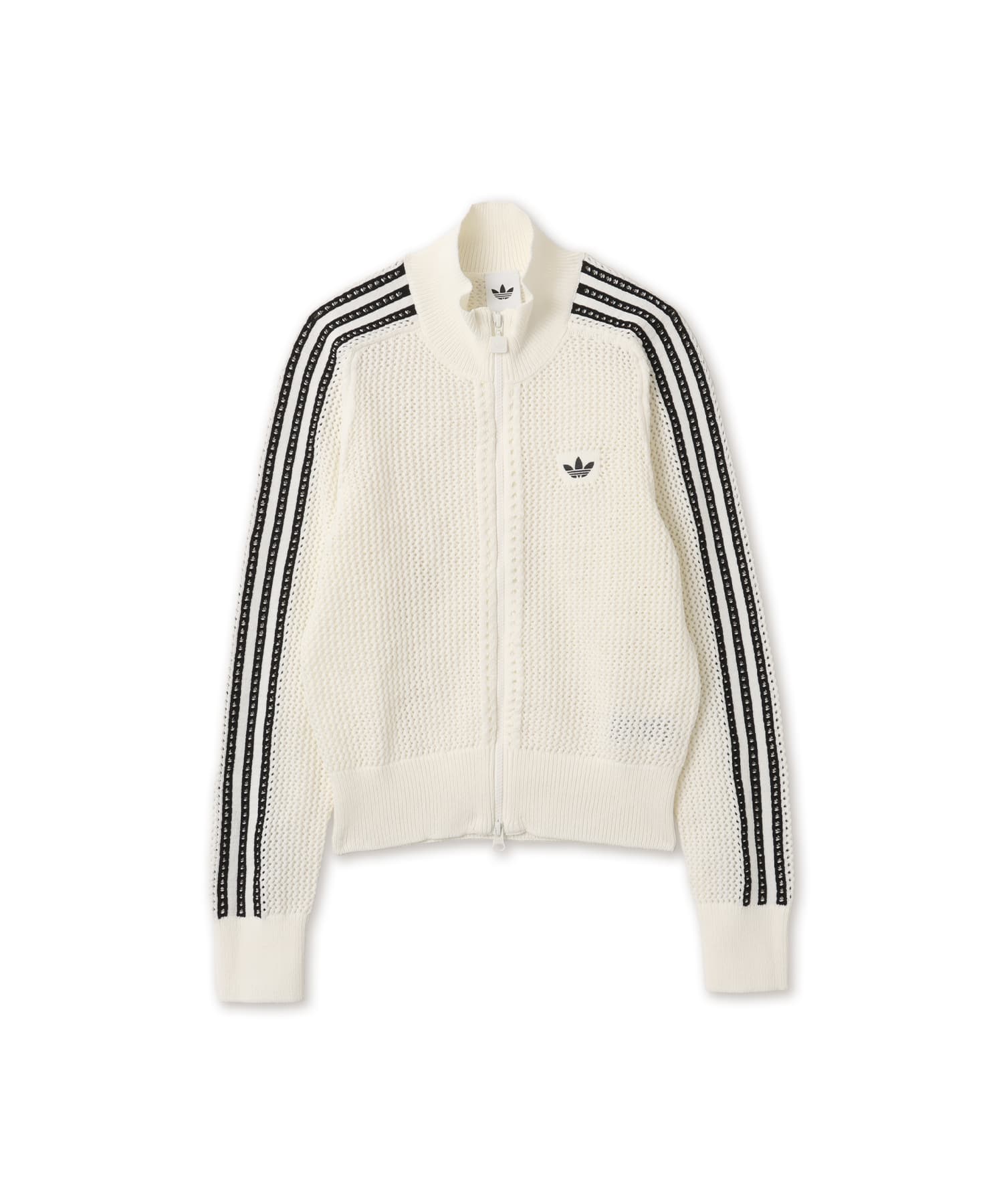 adidas KNITTED CROCHET FIREBIRD TRACK TOP オフホワイトのメイン画像