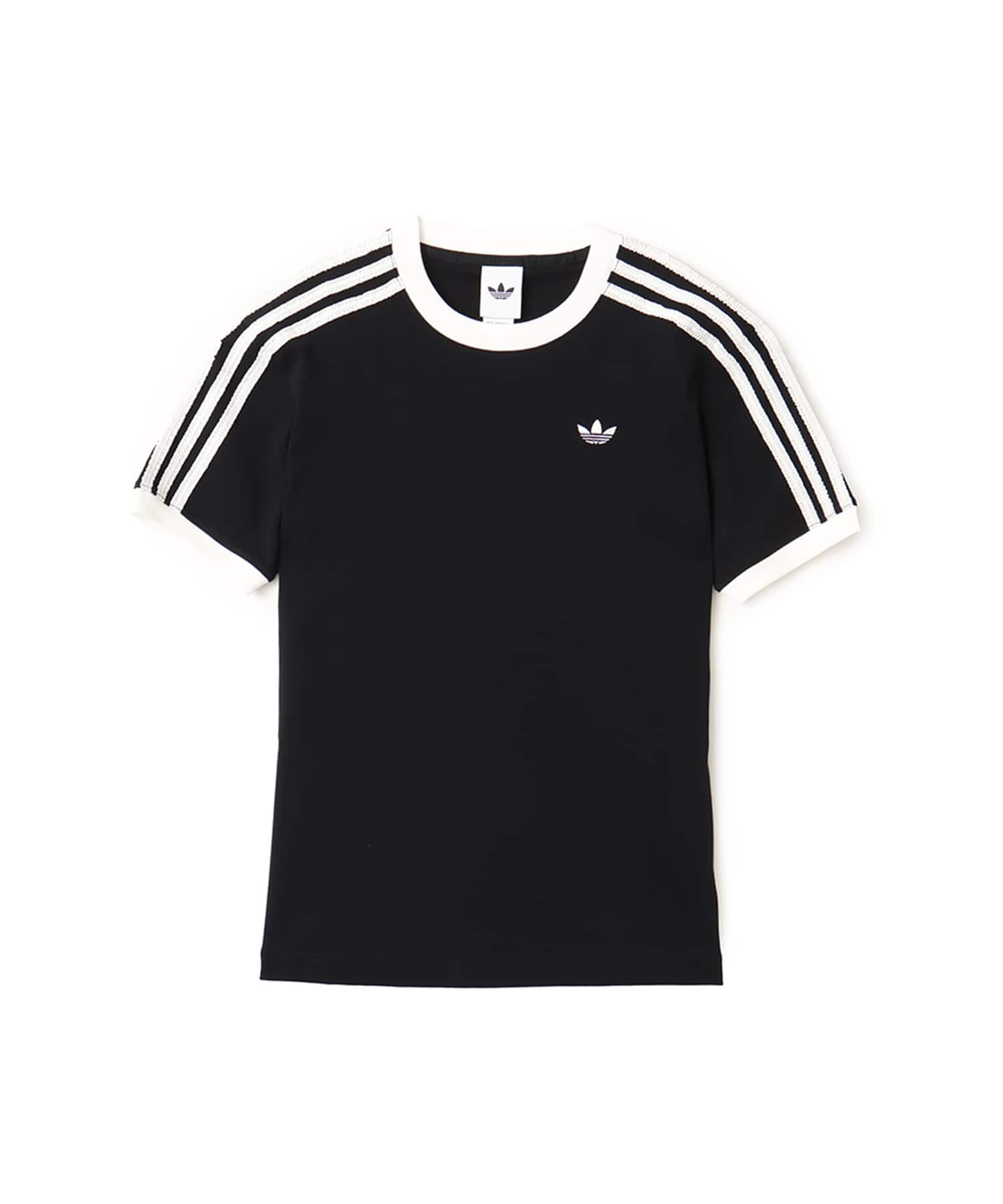adidas RUFFLE 3S TEE ブラックのメイン画像