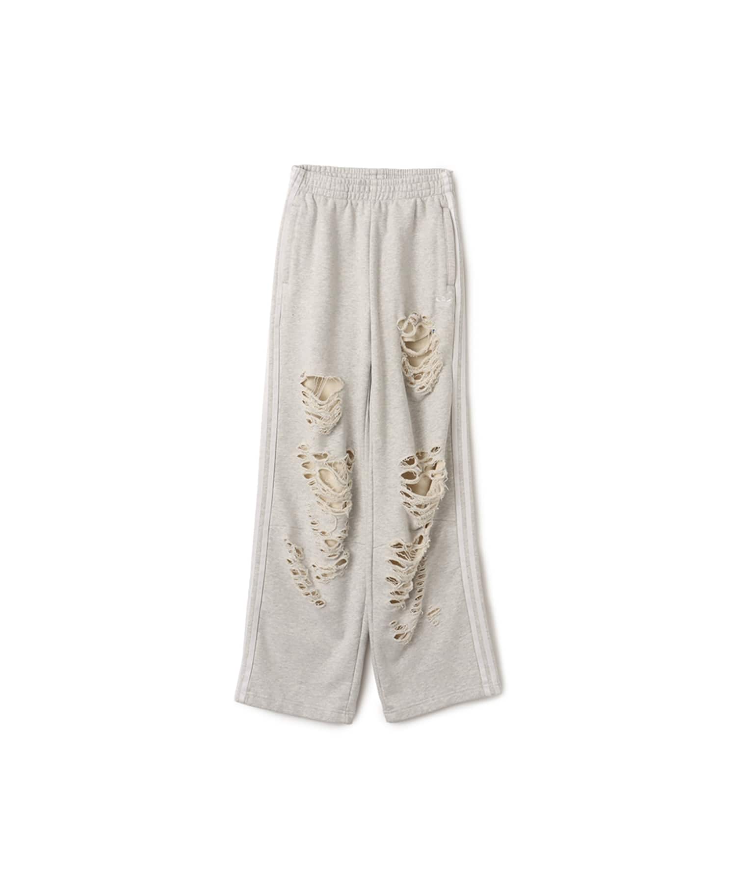 adidas DISTRESSED JOGGERS ライトグレーヘザーのメイン画像