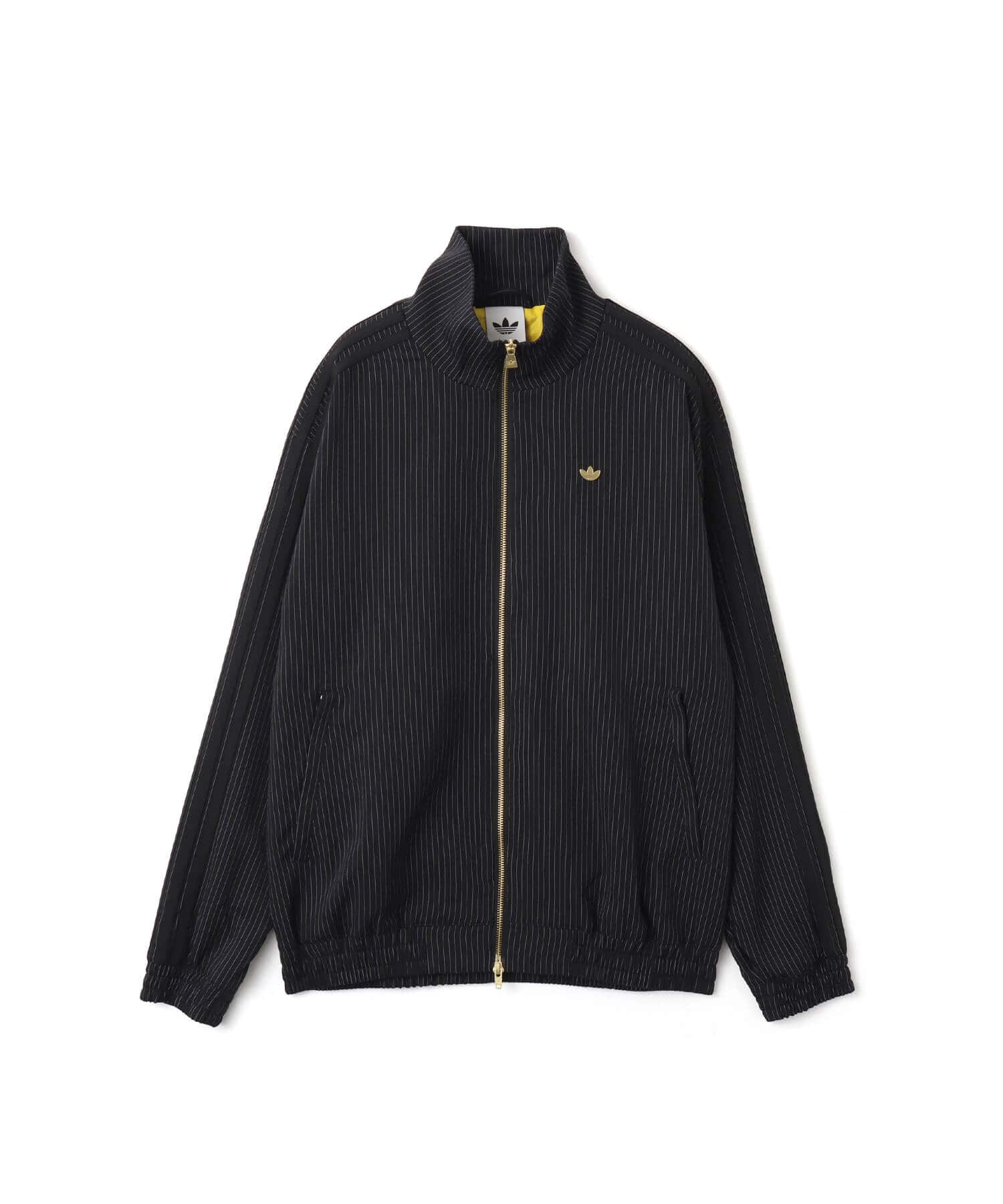 adidas FIREBIRD LOOSE PINSTRIPES TRACK TOP ブラックのメイン画像