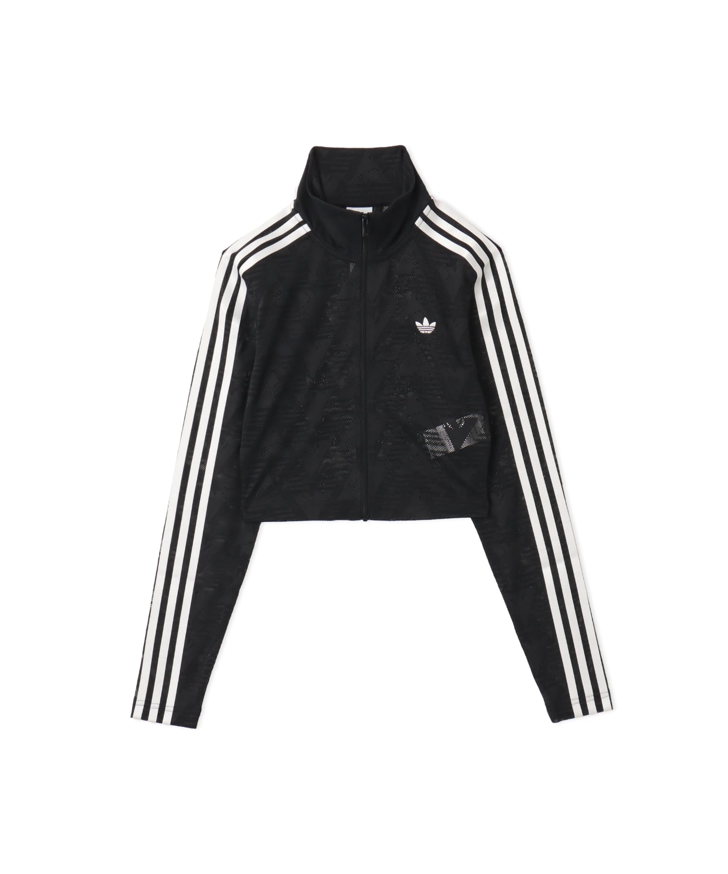 adidas FIREBIRD CLASSIC LACE TRACK TOP ブラックのメイン画像