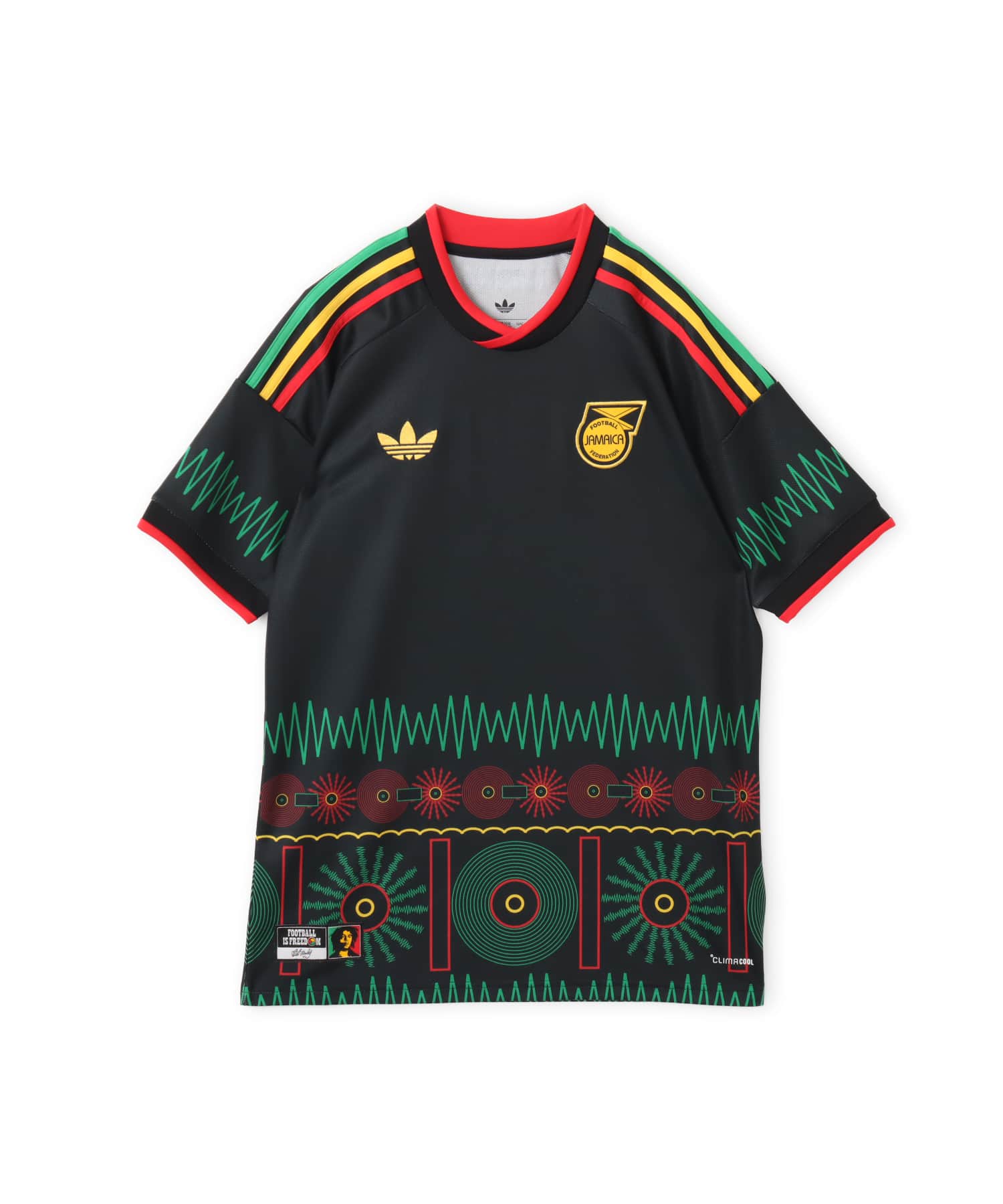 adidas ジャマイカ代表 26 × ボブ・マーリー アウェイ レプリカ ユニフォーム ブラックのメイン画像