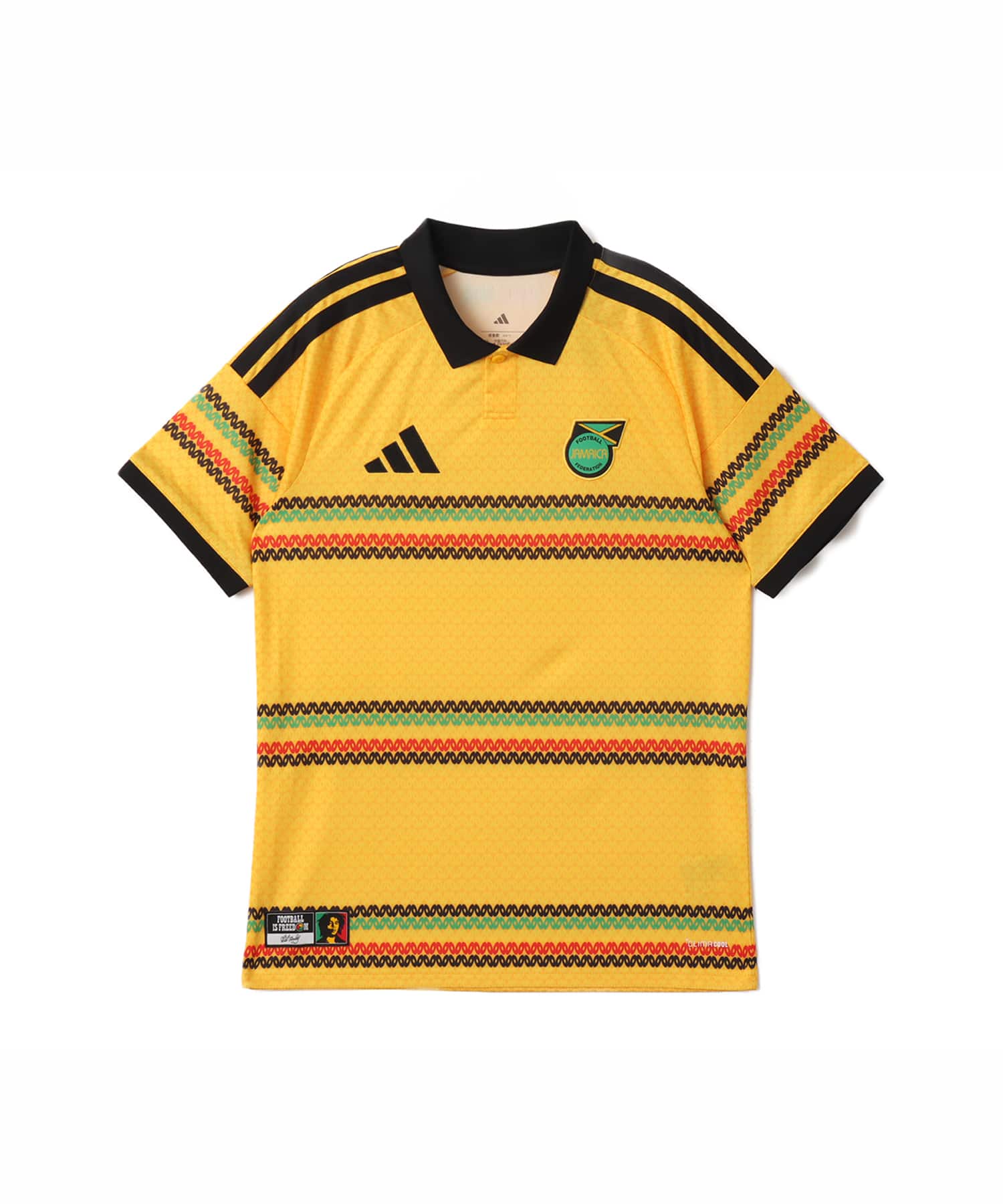 adiads JAMAICA 26 X BOB MARLEY HOME JERSEY ボールドゴールドのメイン画像