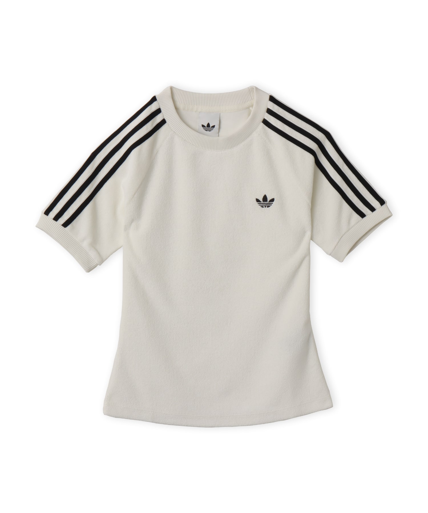 adidas TERRY TOWEL CALI TEE オフホワイトのメイン画像
