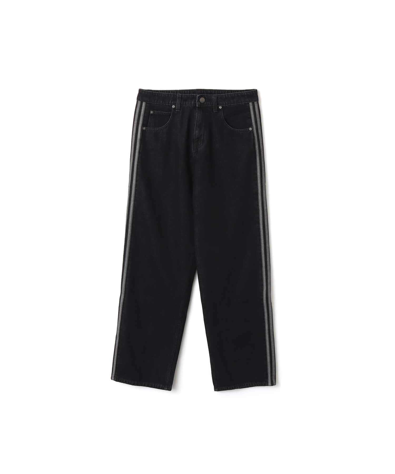 adidas FIREBIRD ADICOLOR DENIM PANTS トゥルーブラックデニムのメイン画像