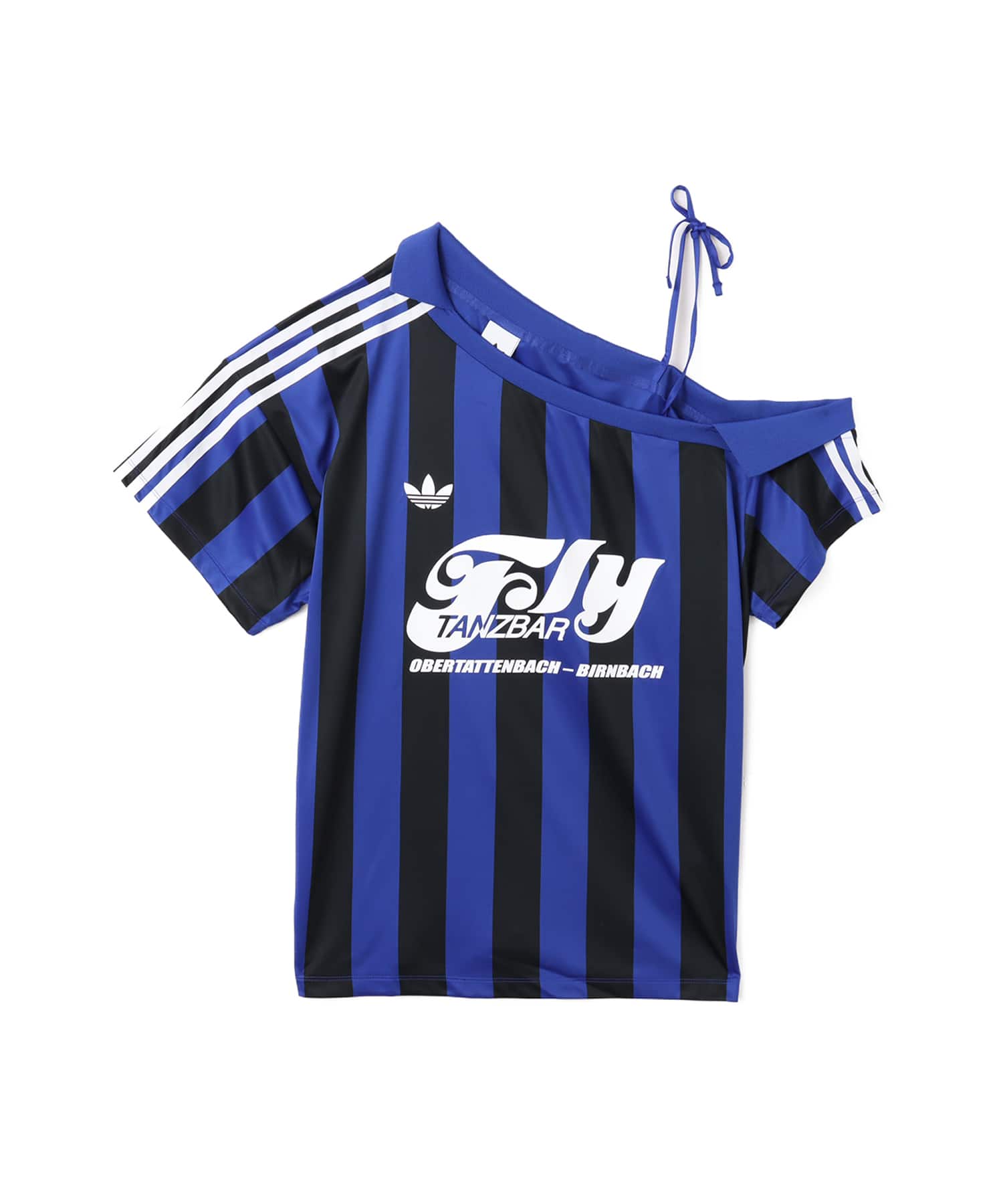 adidas OFF SHOULDER JERSEY セミルシッドブルー/ブラックのメイン画像