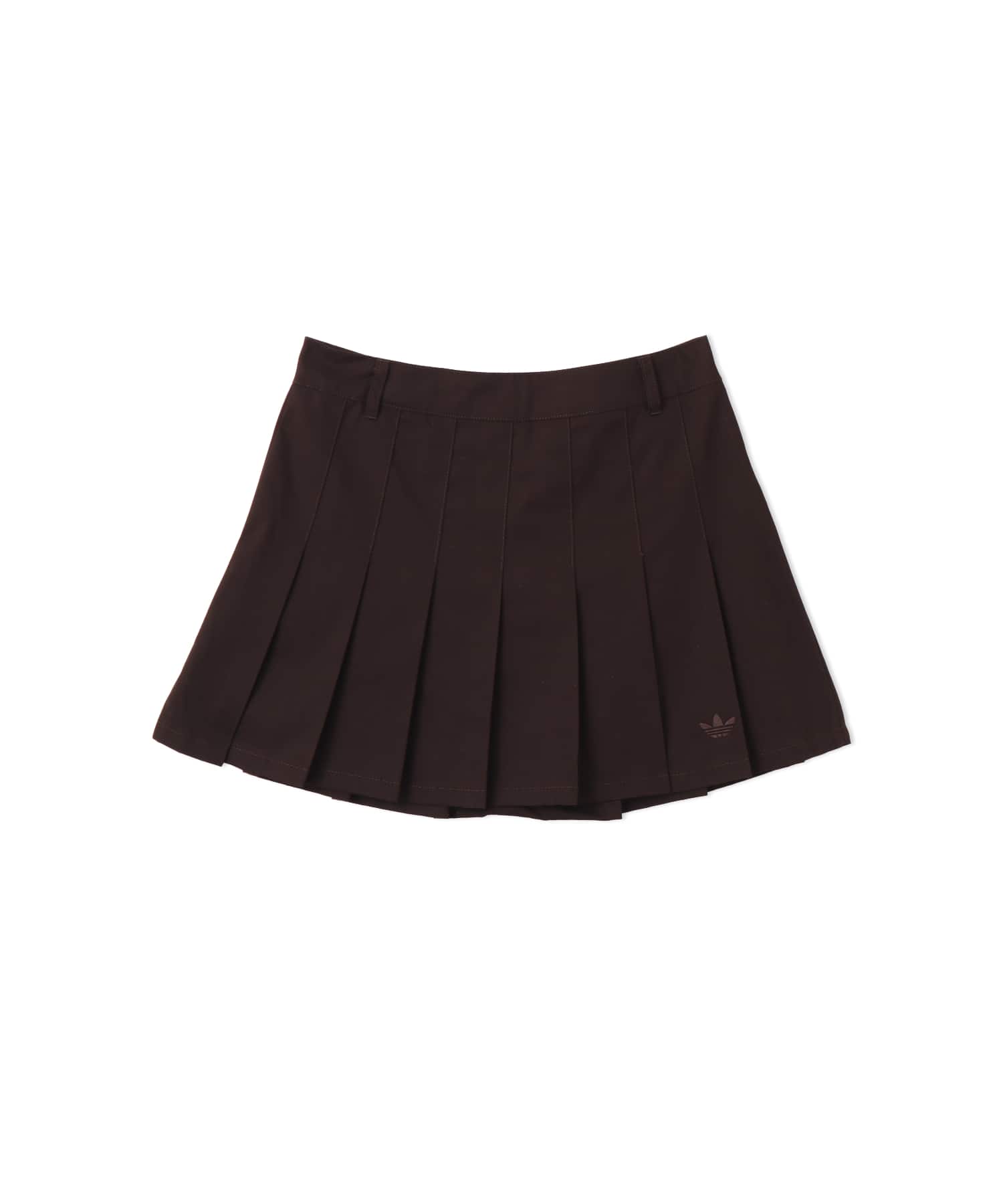 adidas TWILL PLEATED SKIRT オーロラコーヒーのメイン画像