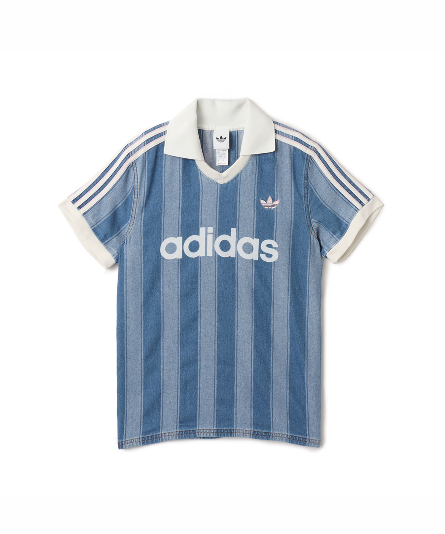 adidas DENIM FOOTBALL JERSEY インディゴデニムのメイン画像