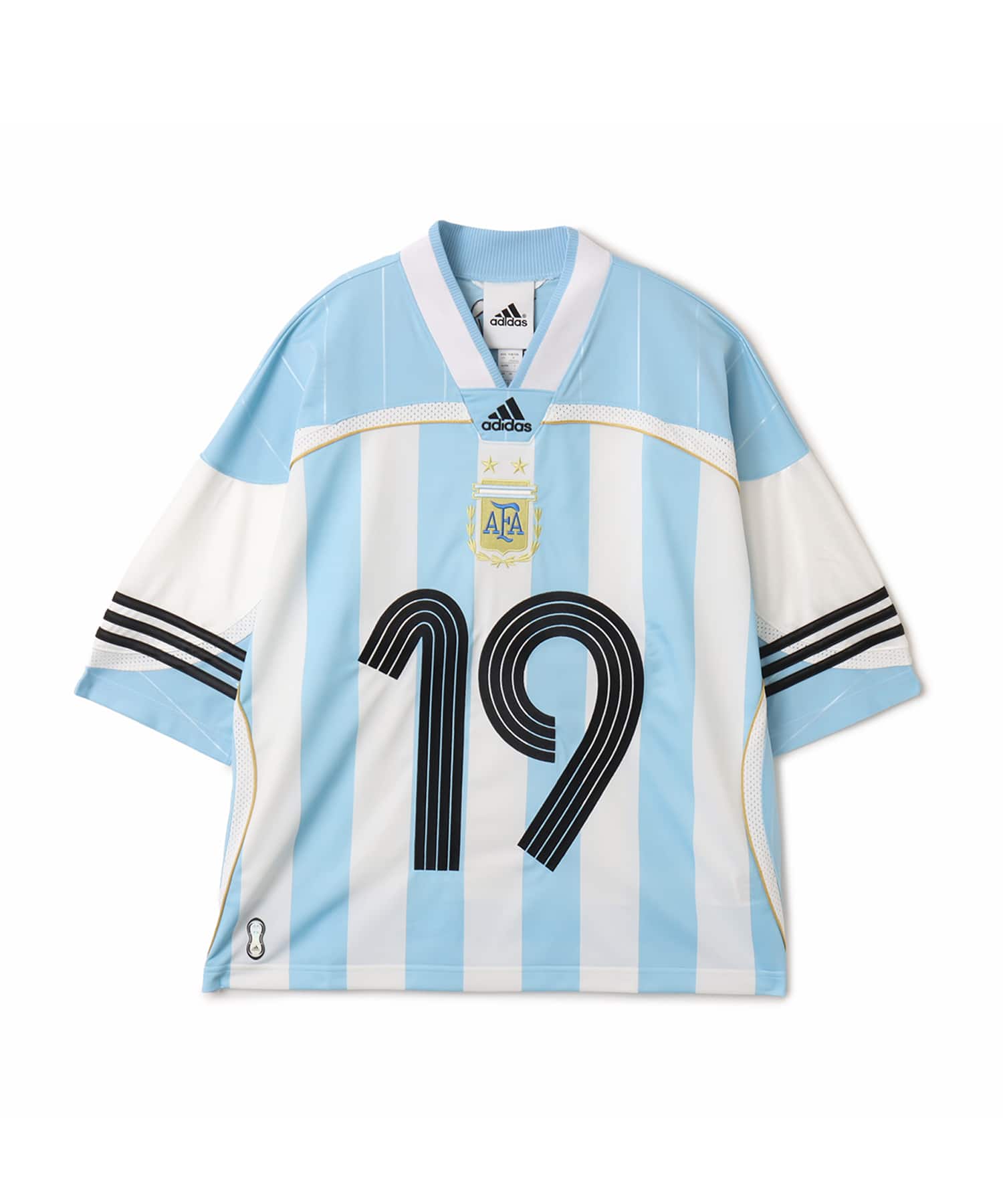 adidas BRINGBACK REMIXED ARGENTINA JERSEY クリアブルー/ホワイト/ブラックのメイン画像