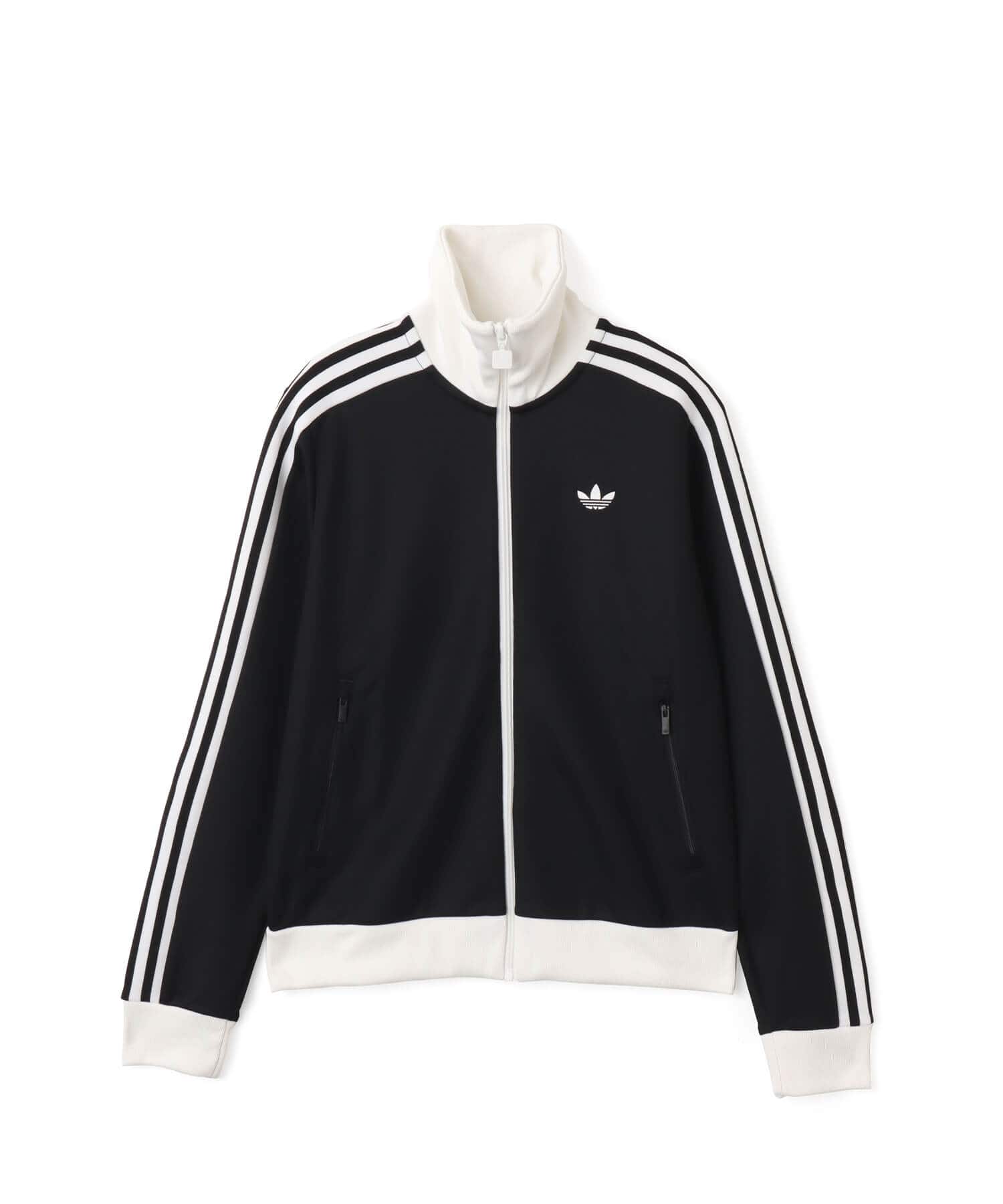 adidas CLASSIC TRACK TOP ブラック/ホワイトのメイン画像