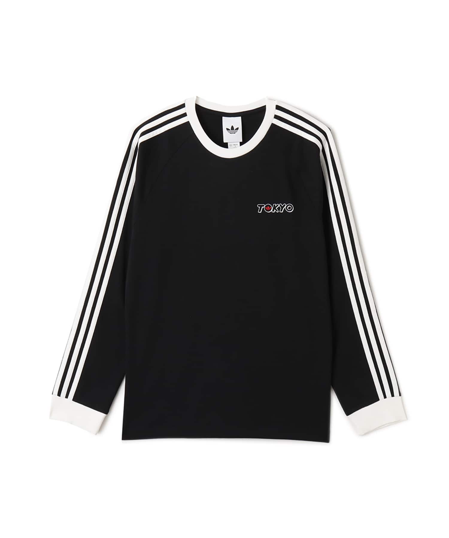 adidas TOKYO KATAKANA LONG SLEEVE T-SHIRT ブラックのメイン画像