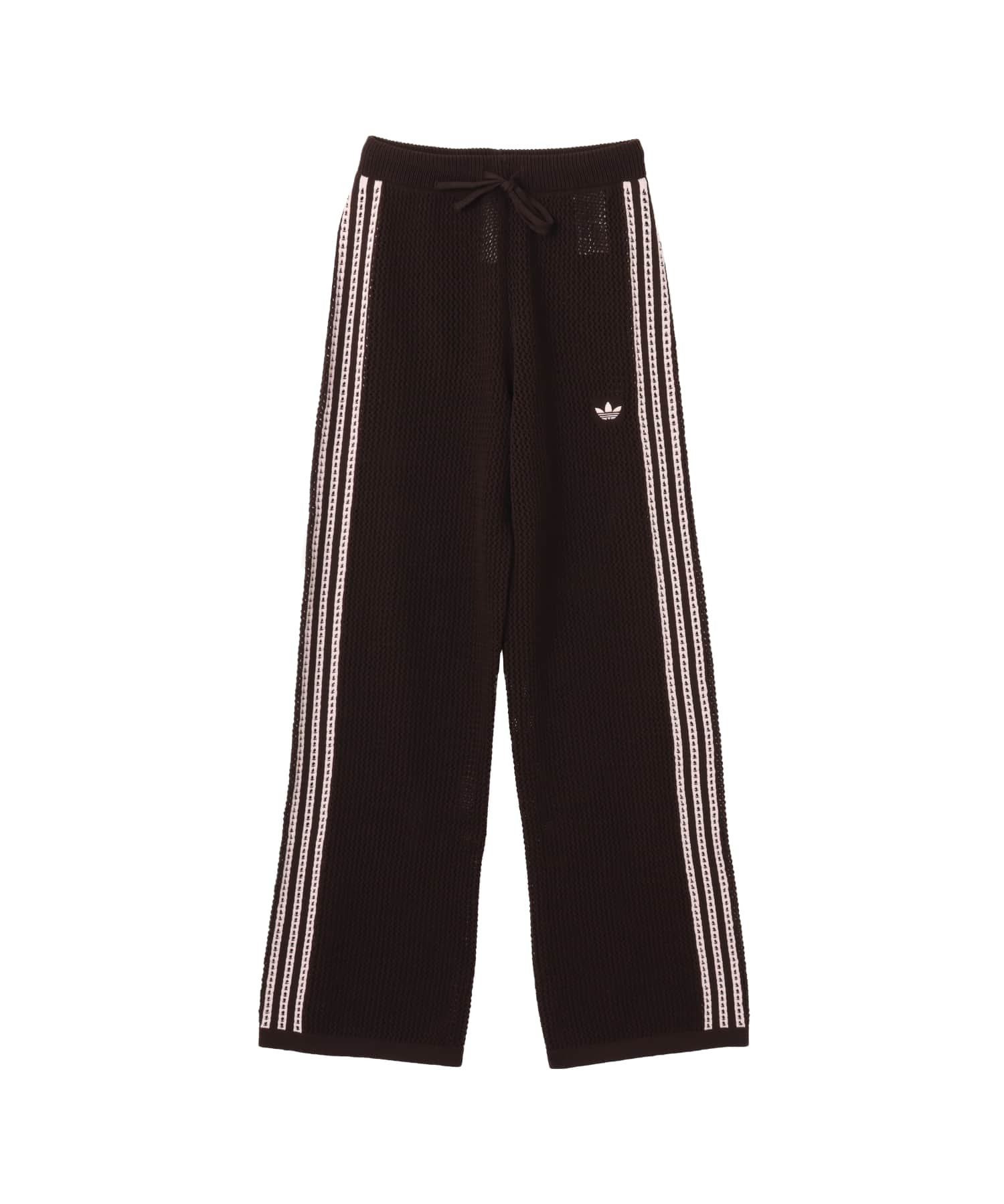 adidas KNITTED CROCHET FIREBIRD TRACKPANTS オーロラコーヒーのメイン画像