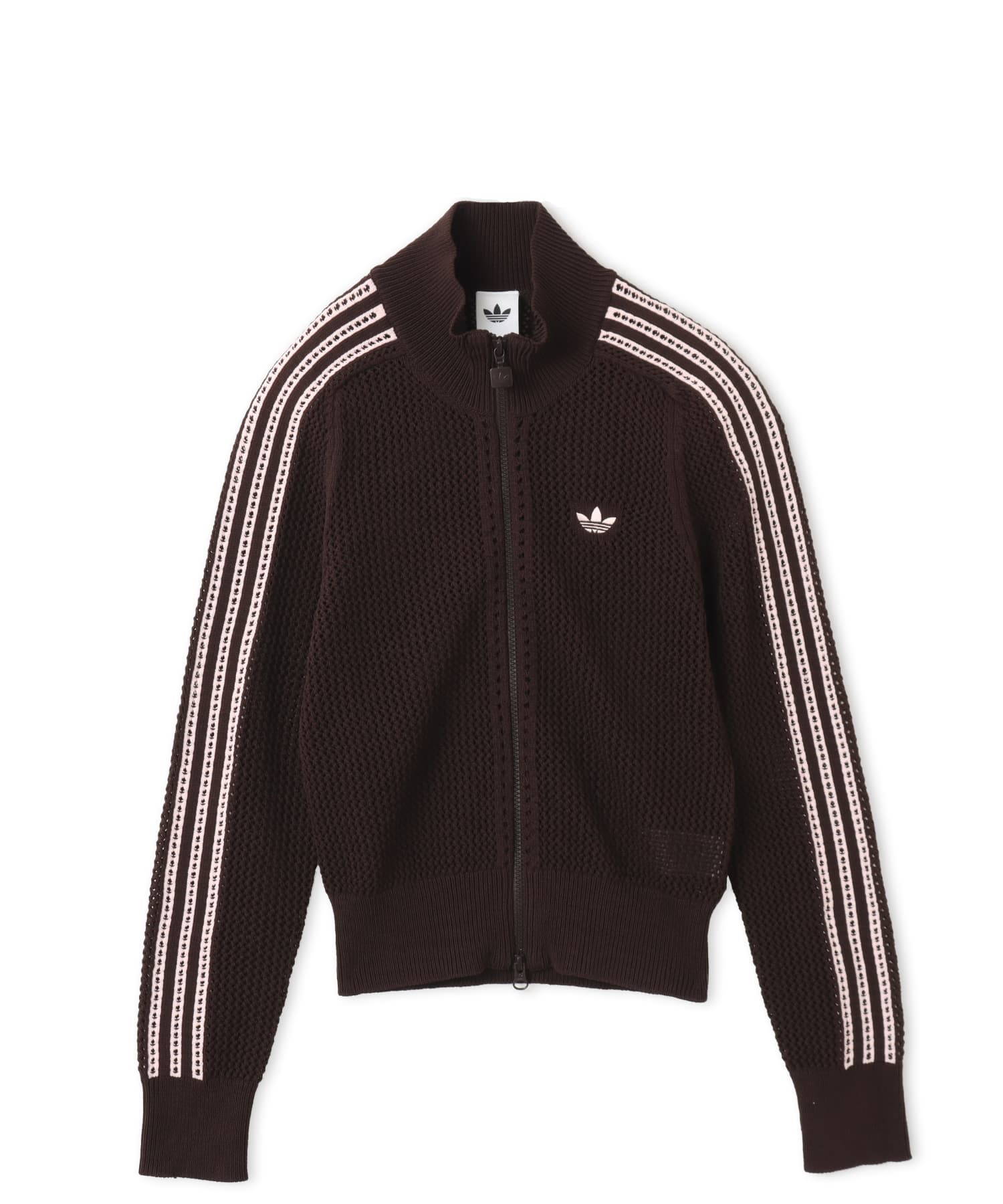 adidas KNITTED CROCHET FIREBIRD TRACK TOP オーロラコーヒーのメイン画像