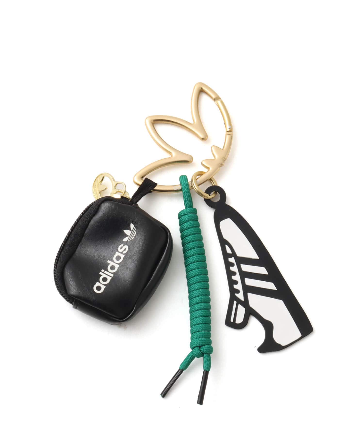 adidas KEY CHAIN ゴールドメタリック/EQTイエロー/セミルシッドレッドのメイン画像