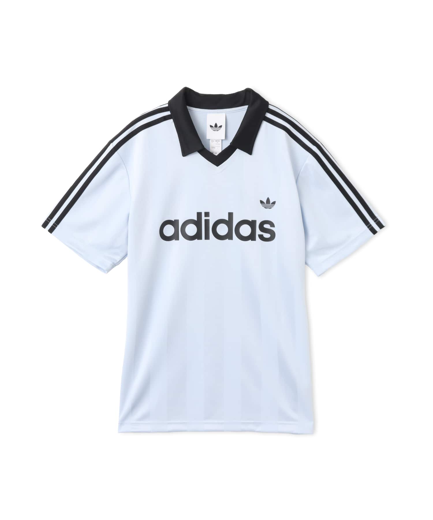 adidas ARCHIVE COLLAR ENGINEERED JERSEY クリスタルスカイのメイン画像