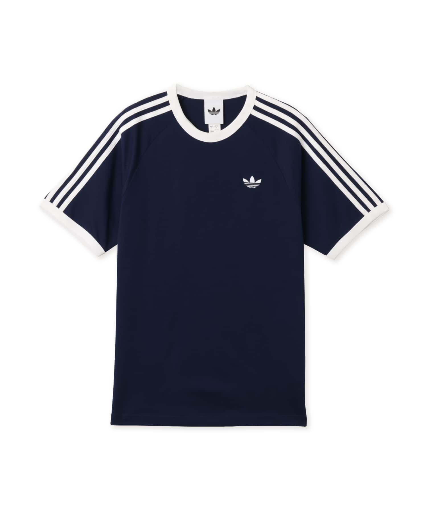 adidas 3-STRIPES TEE ナイトインディゴのメイン画像