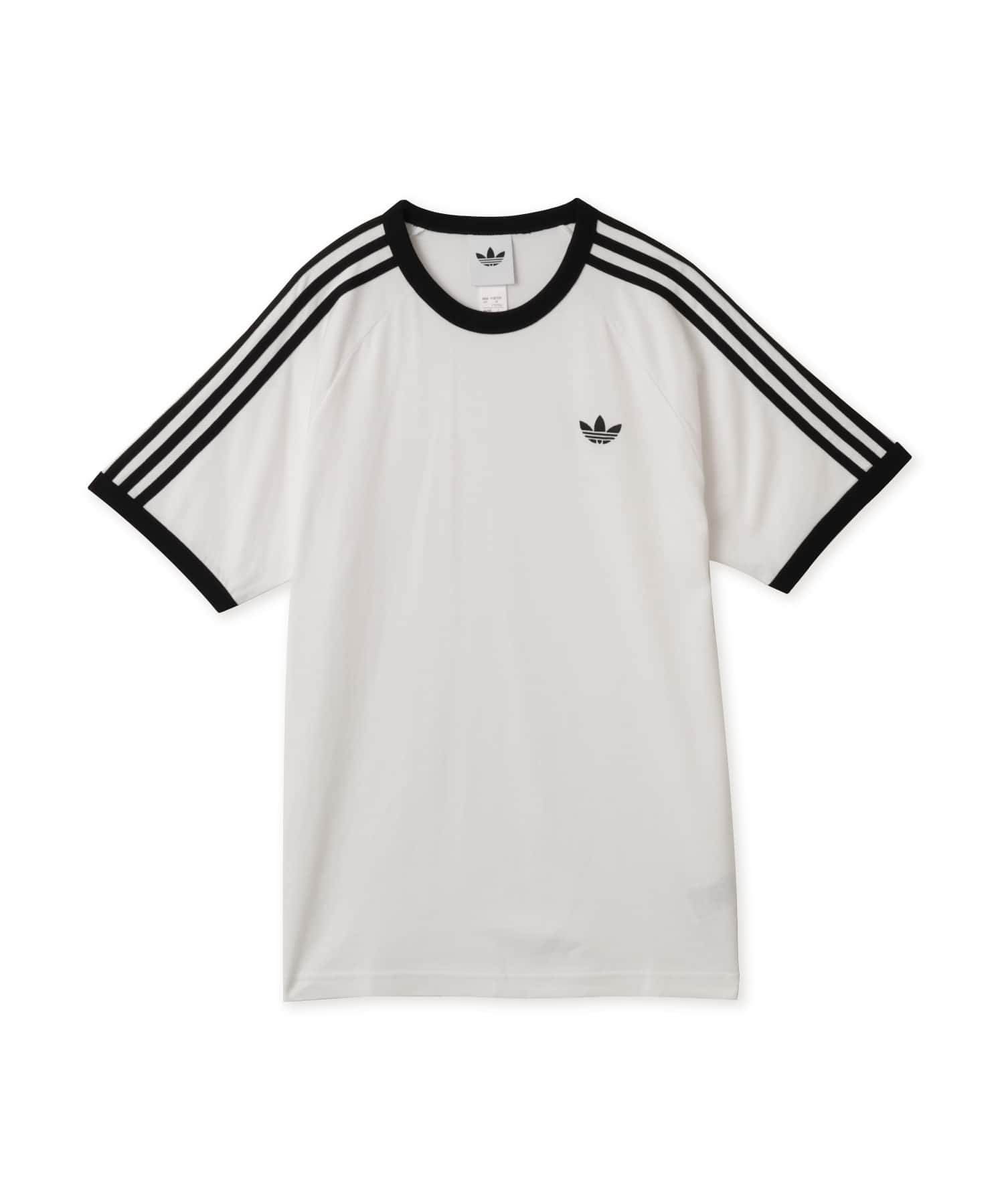 adidas 3-STRIPES TEE ホワイトのメイン画像